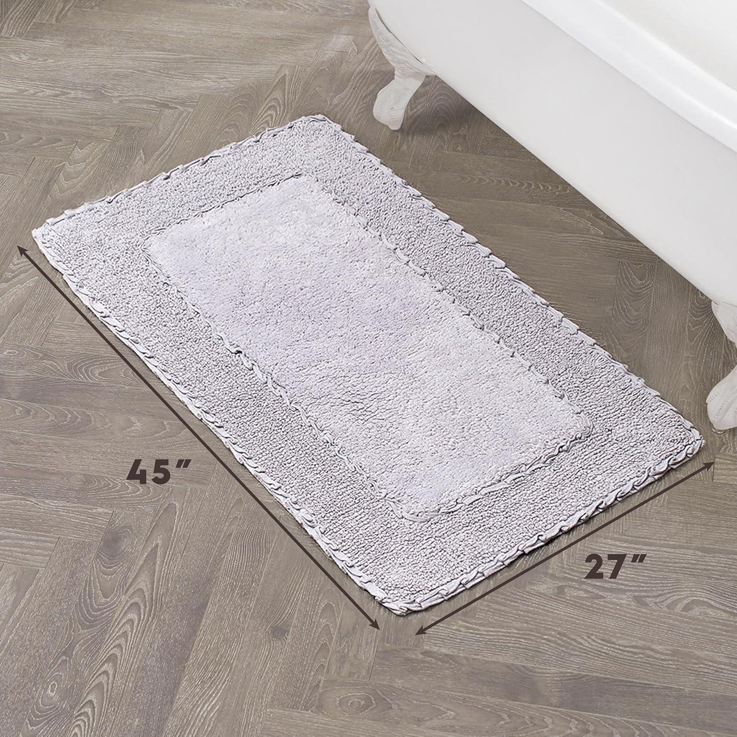 Laura Ashley Laura Ashley Ruffle 100% Cotton Bath Rugs