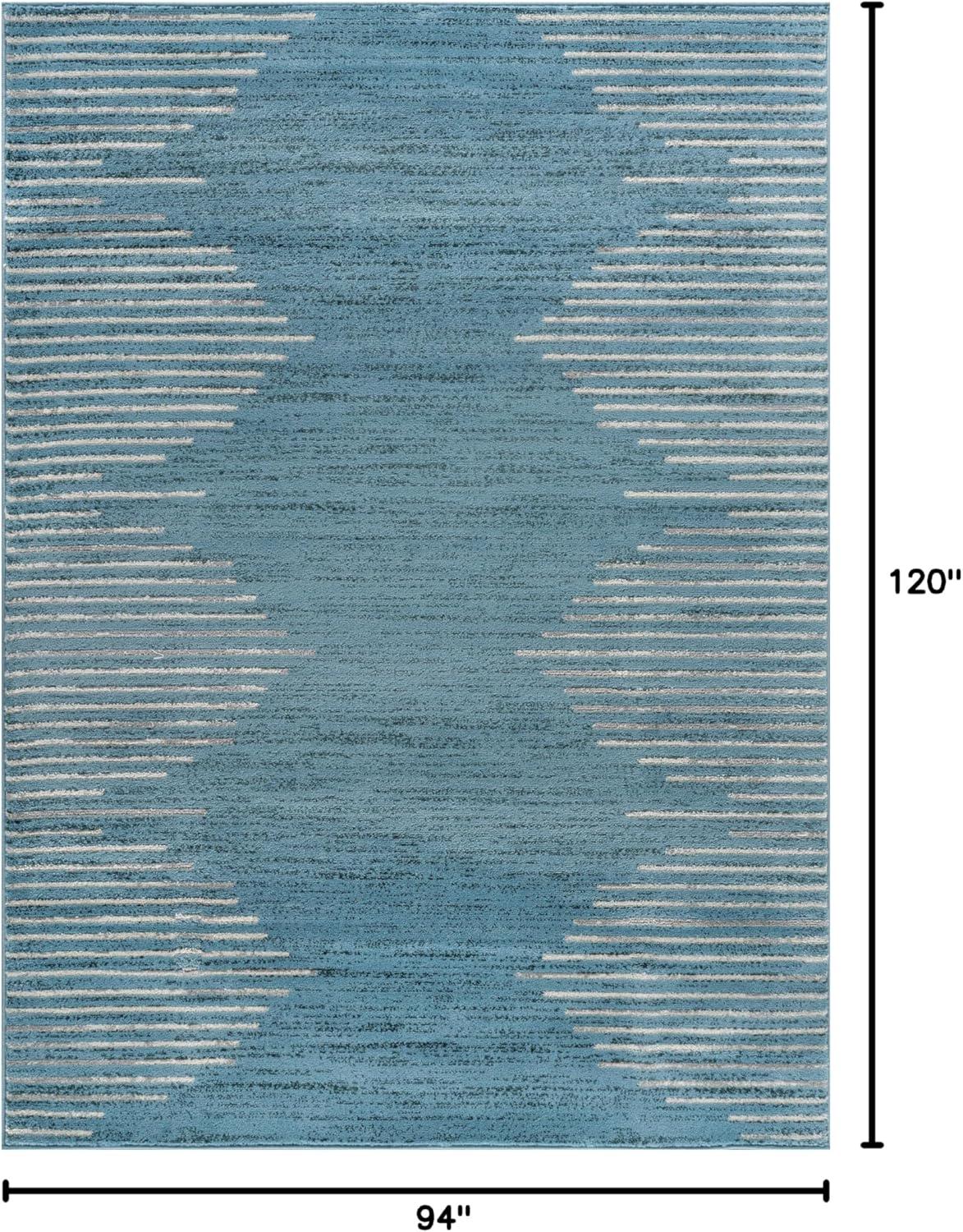 World Rug Gallery Bohemian Stripe Area Rug