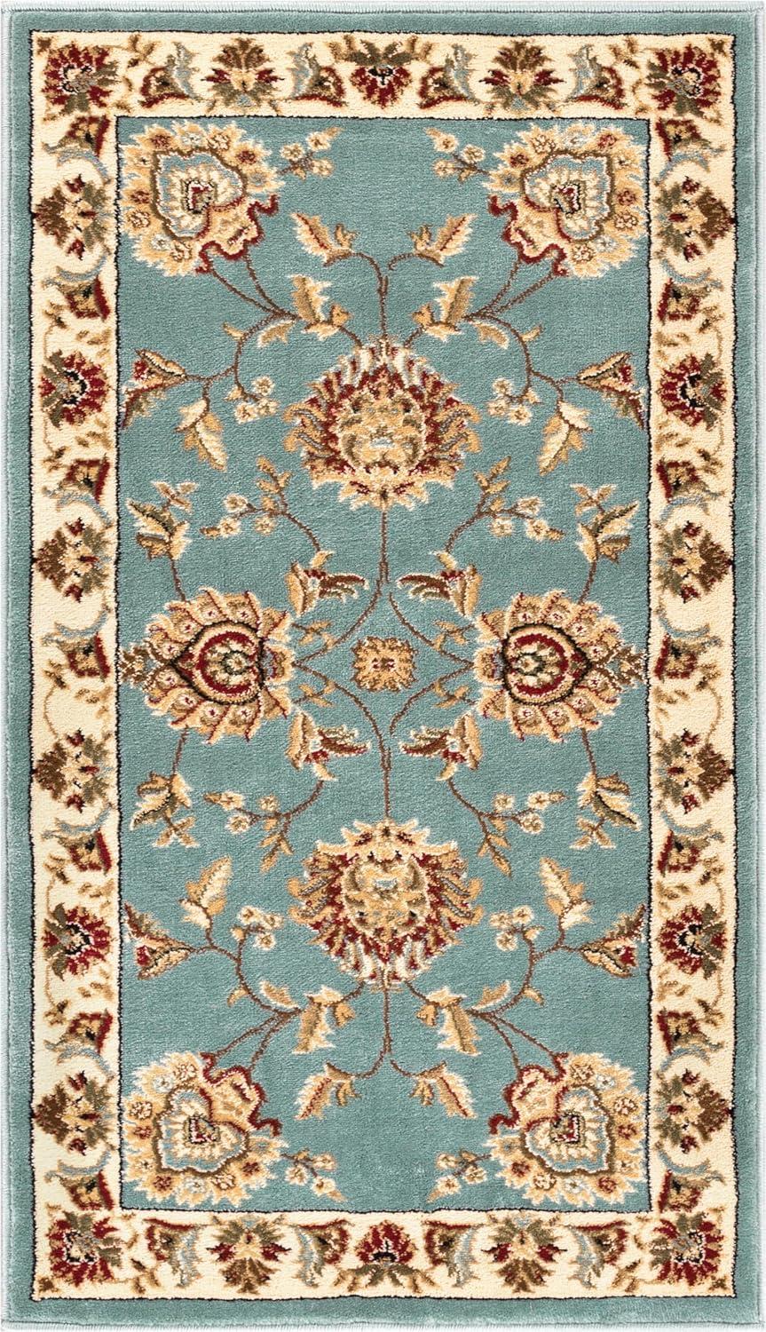 Well Woven Timeless Abbasi Oriental Persian Green 5'3" x 7'3" Area Rug