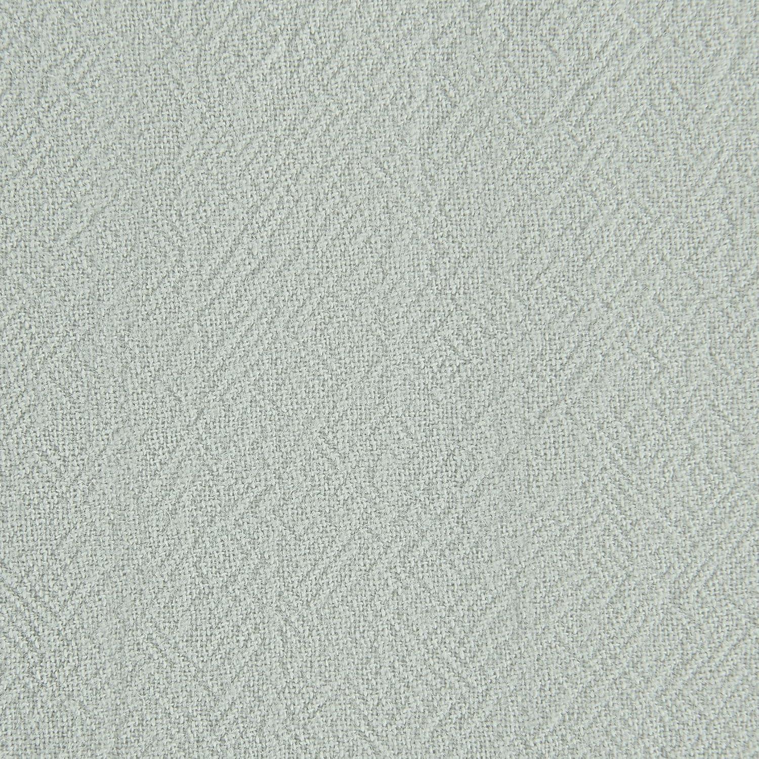 2pc 52"x45" Archaeo Washed Cotton Twist Tab Cafe Curtain Tier Pair Seafoam Green: Kitchen Curtains 45 Inches Long