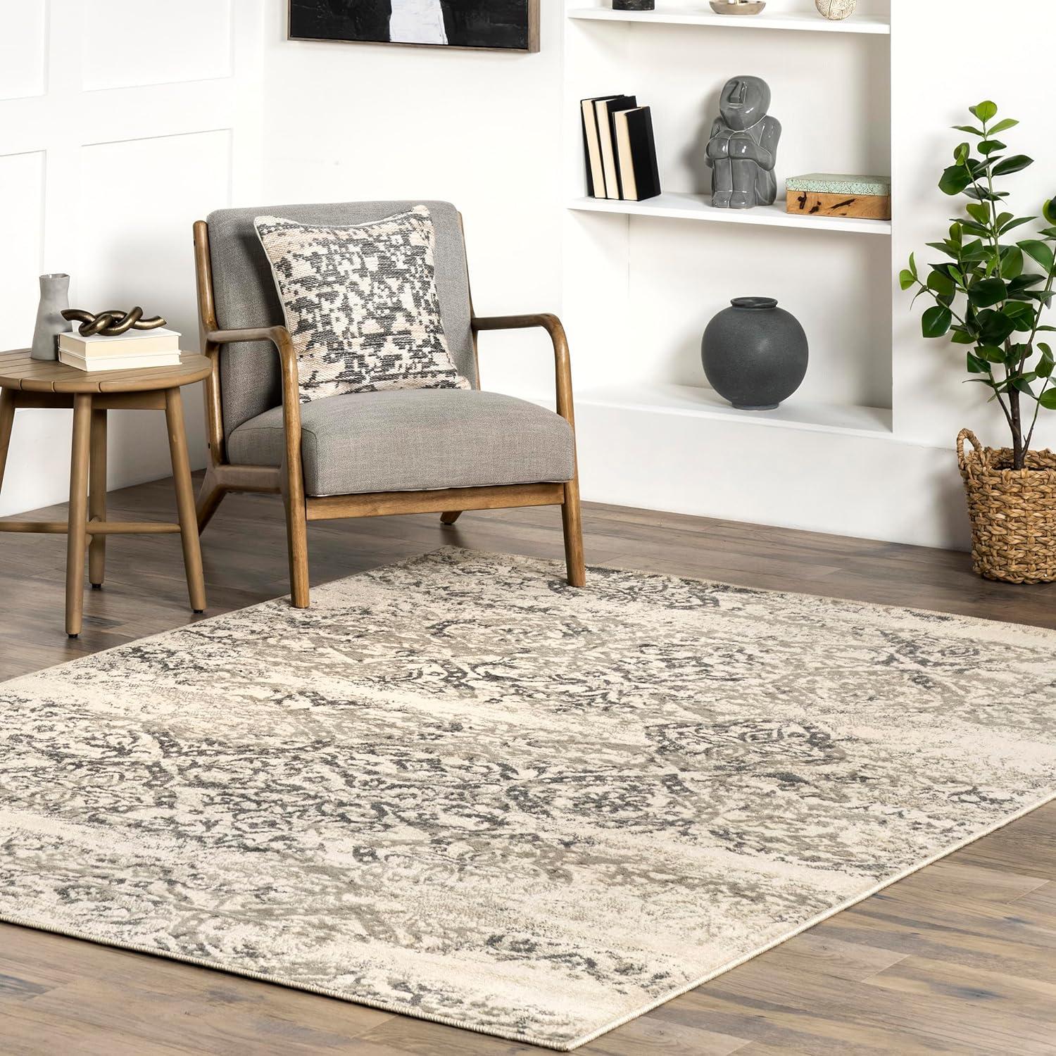 Nuloom Freja Faded Floral Indoor Area Rug