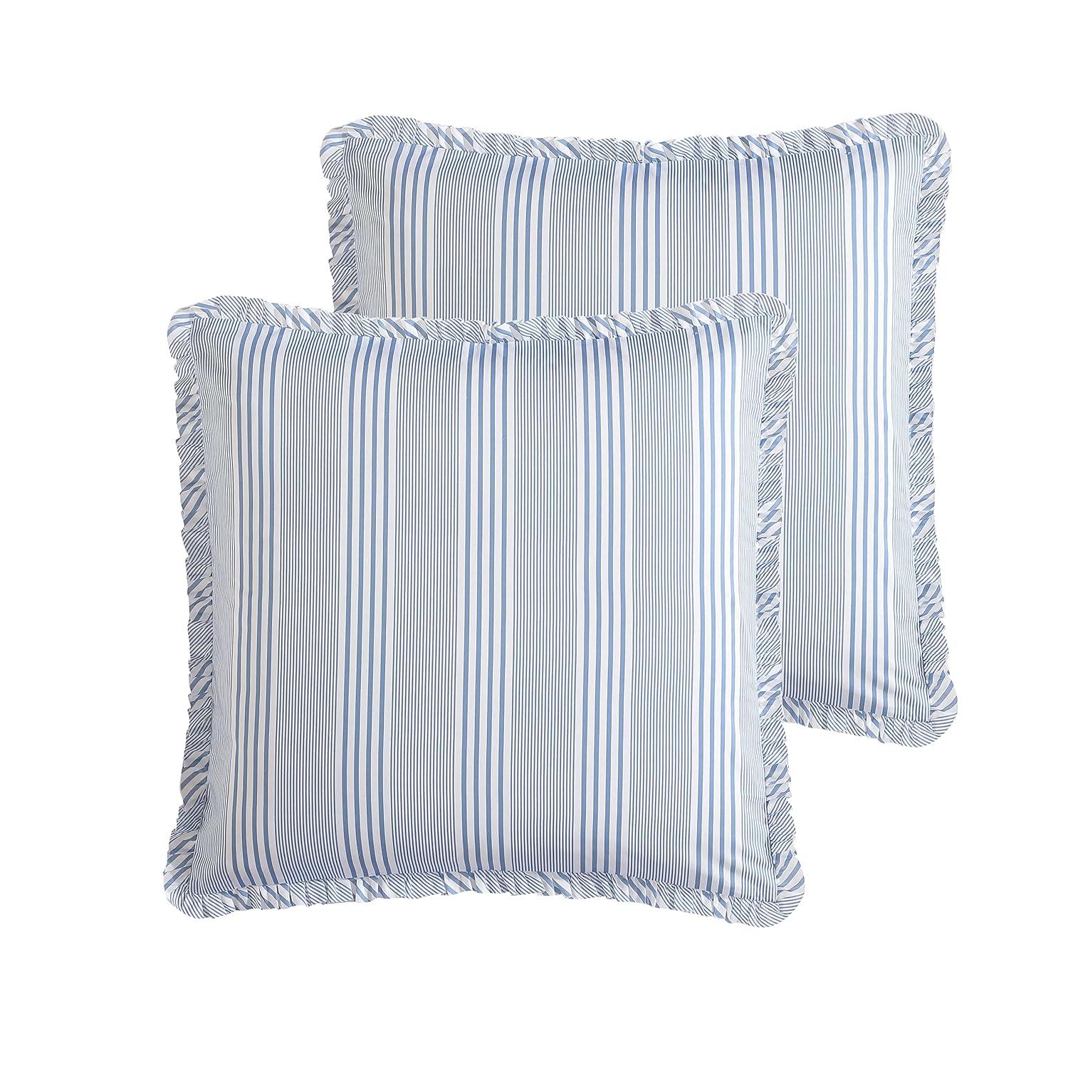 Laura Ashley Laura Ashley Cotton Branch Toile Blue Cotton Comforter Bonus Set