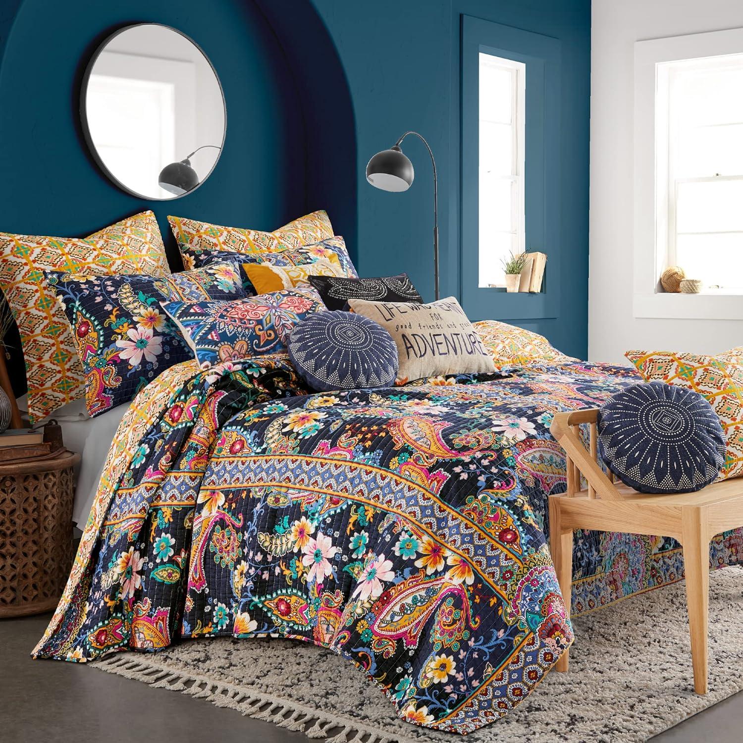 Bertelli Navy Quilt Set - Levtex Home