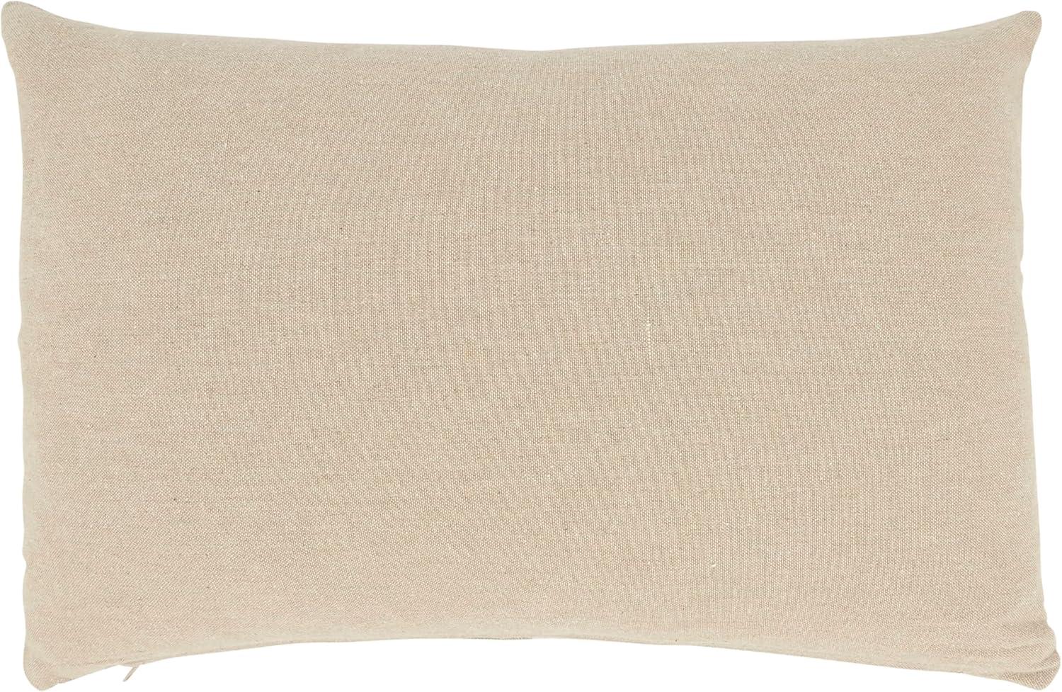 Saro Lifestyle Anchors of Adventure Poly Filled Throw Pillow, Beige, 12"x18"