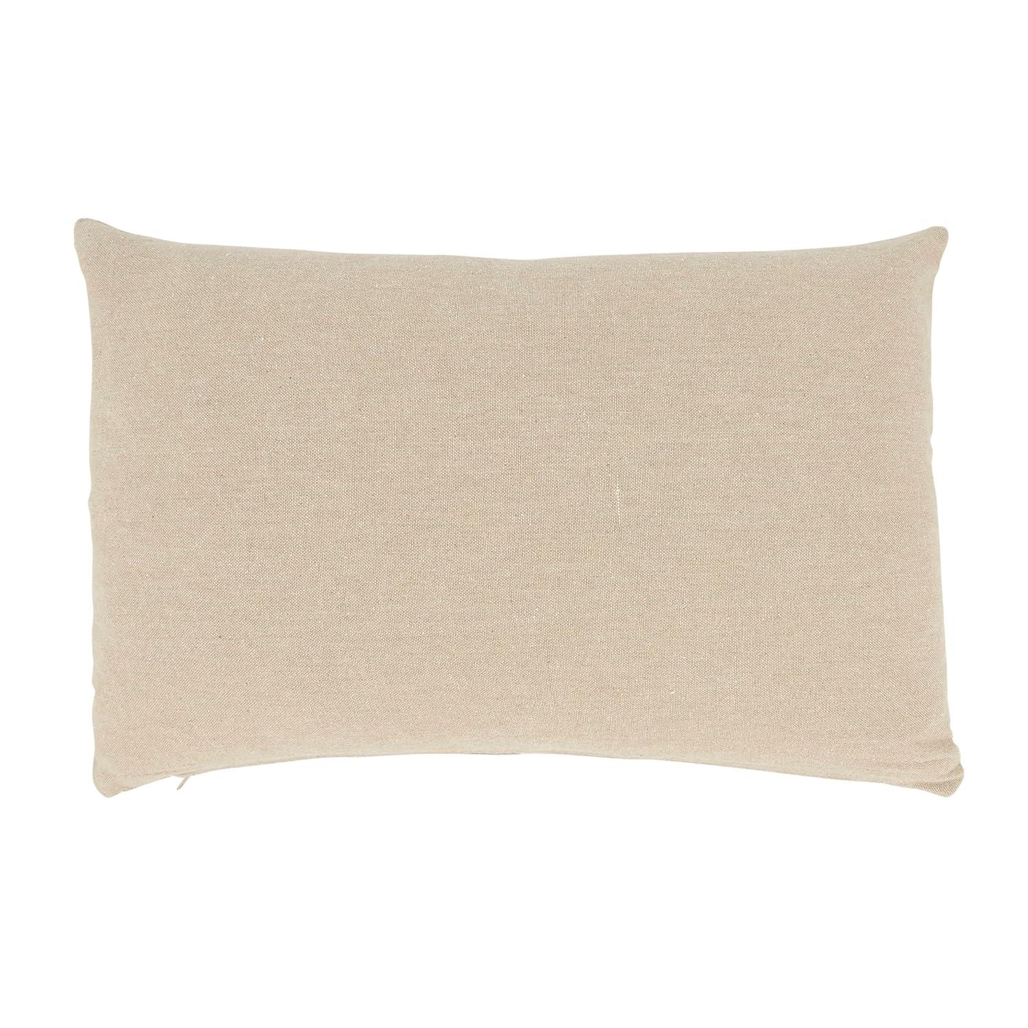 Saro Lifestyle Anchors of Adventure Poly Filled Throw Pillow, Beige, 12"x18"
