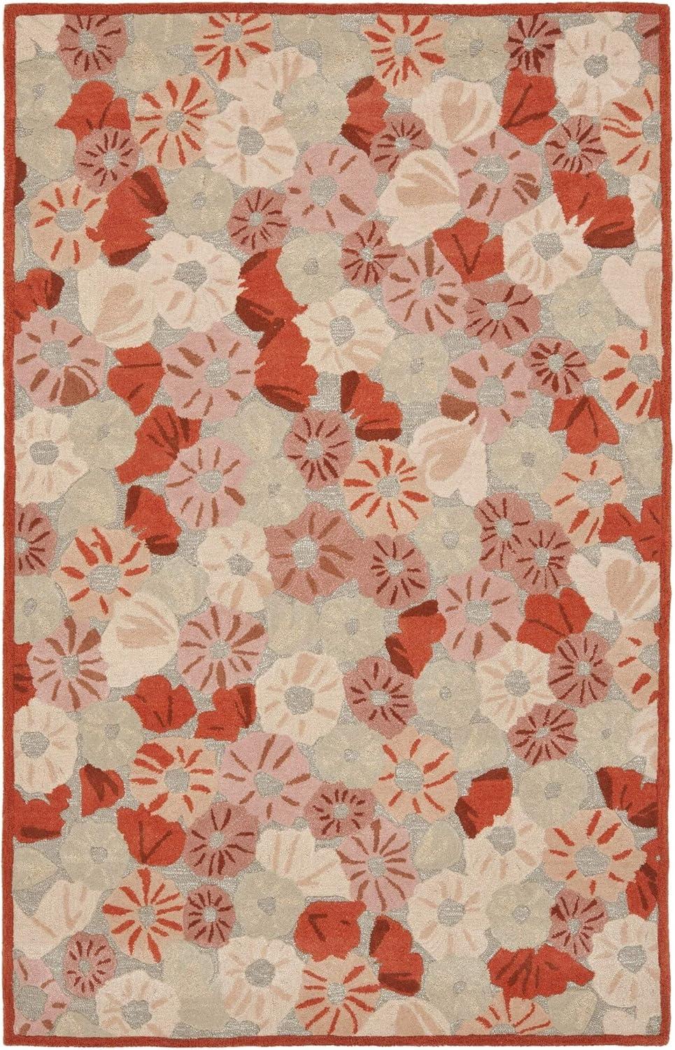 Floral Hand Tufted Floral Rug