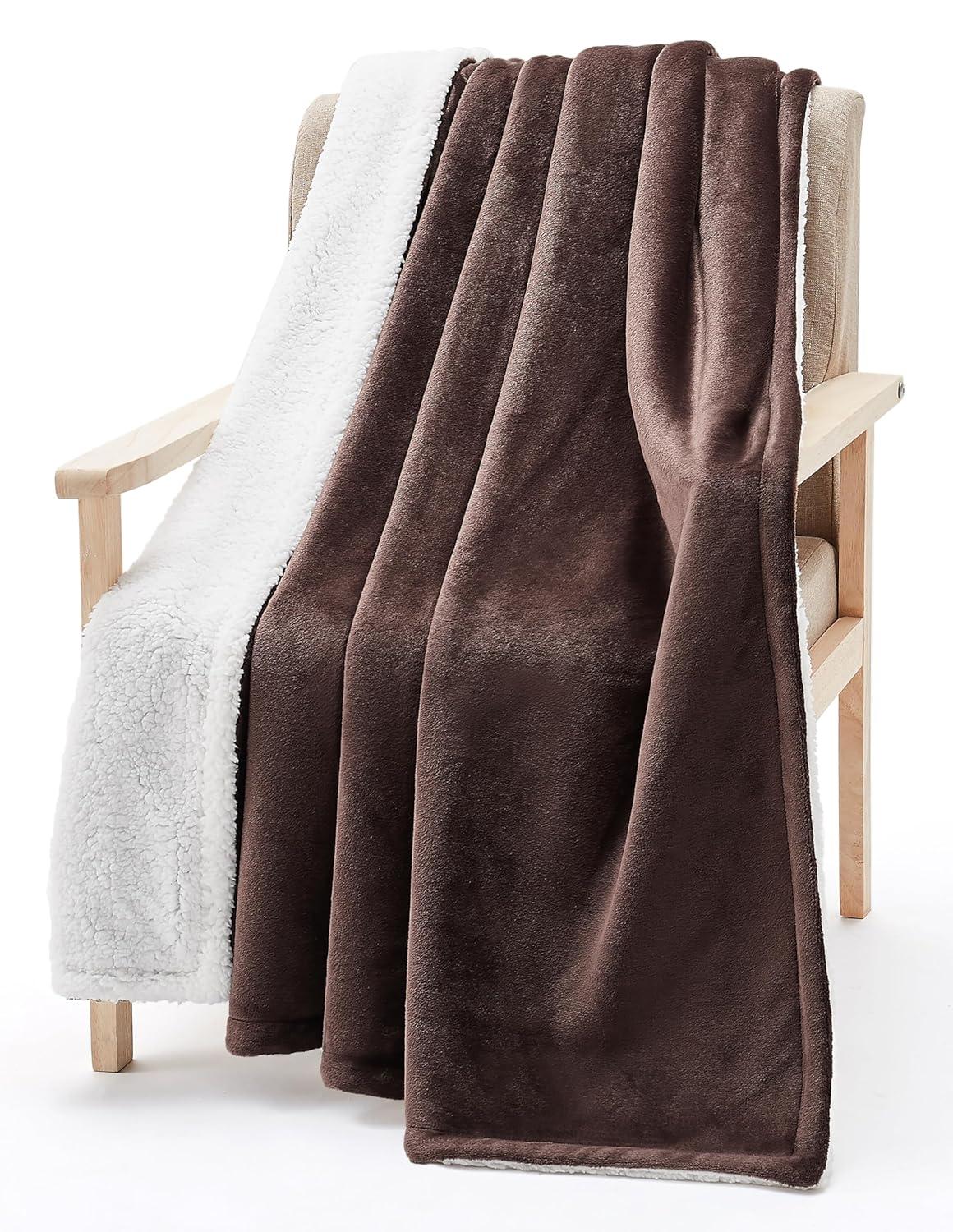 Casual Living CASUAL LIVING Machine Washable Easy Care Couch Warm Sofa Blankets, Throw,