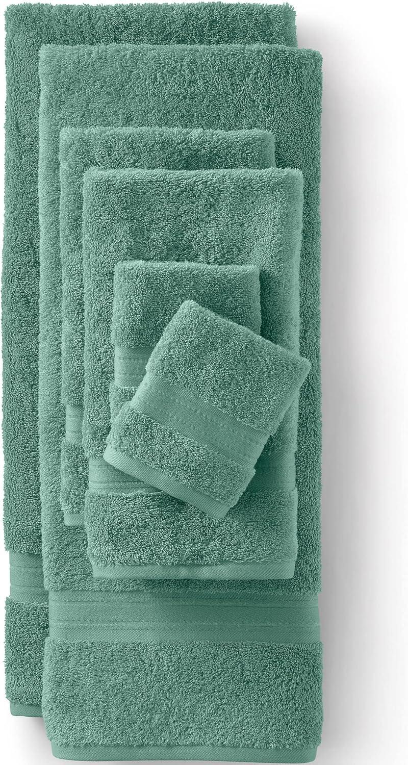 Lands' End Premium Supima Cotton Bath Towel - Bath Towel - Fresh Thyme