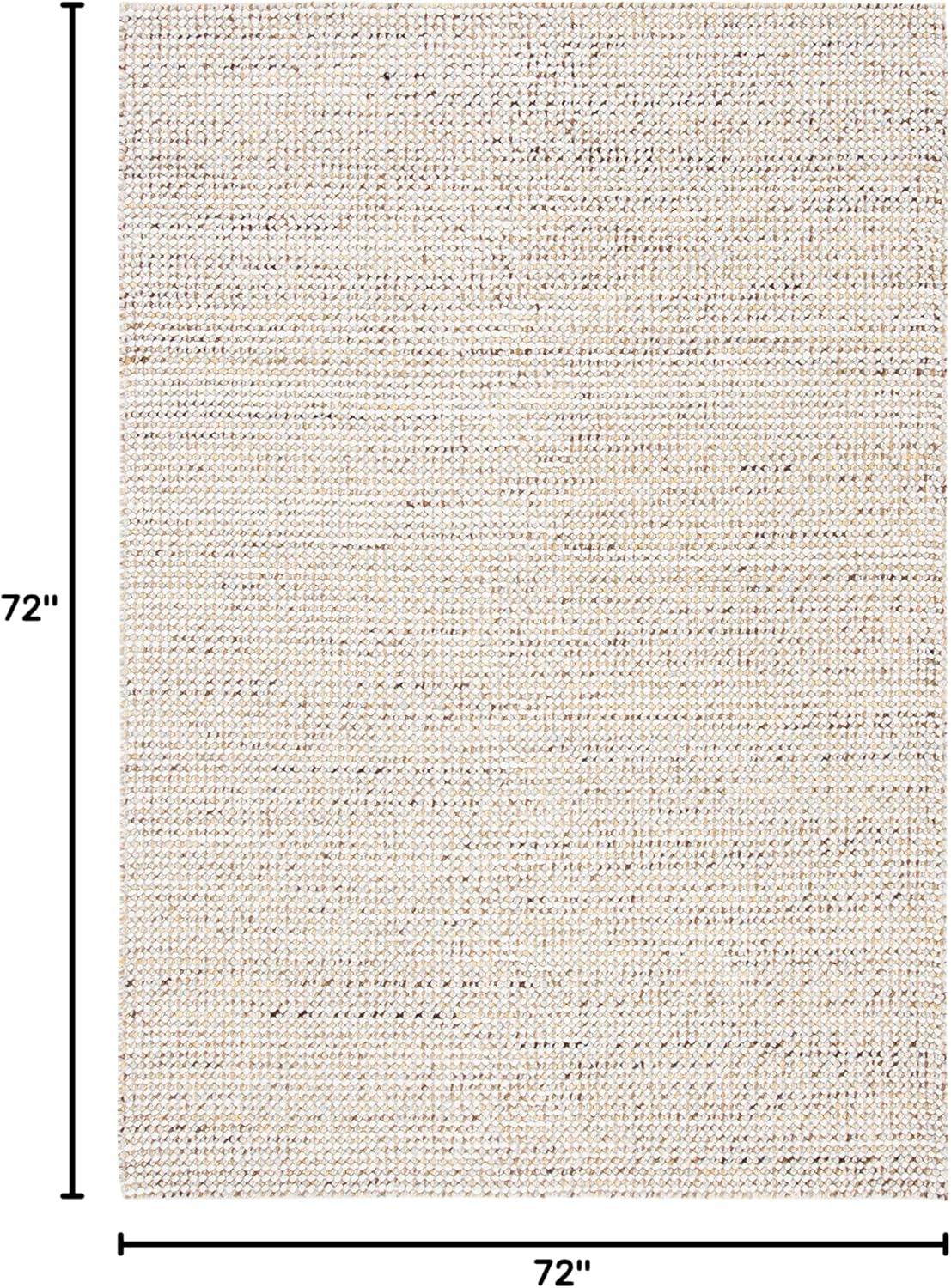 Latitude Run® Vermont Hand Woven Wool Solid Color Rug