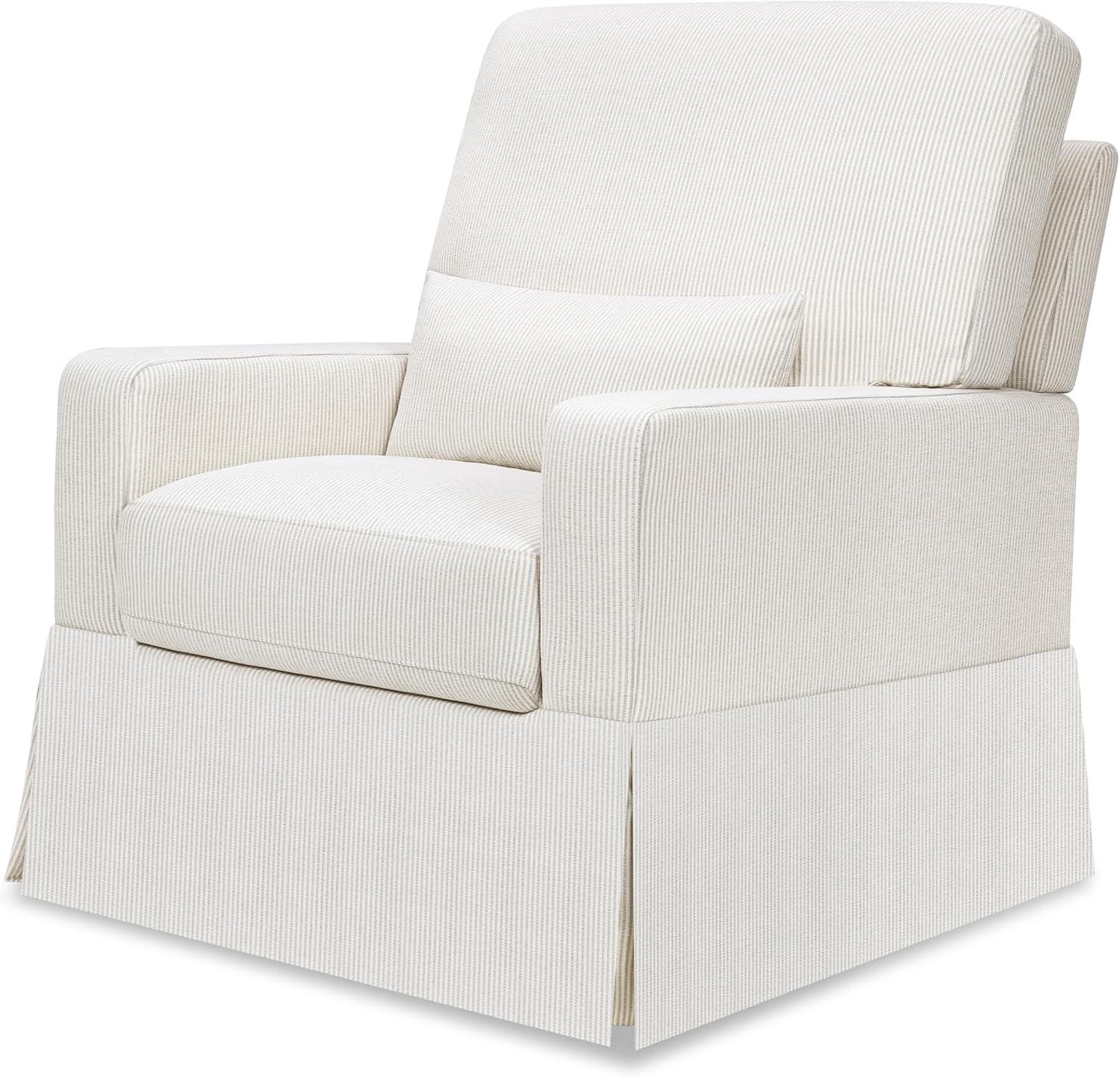 Crawford Upholstered Swivel Glider