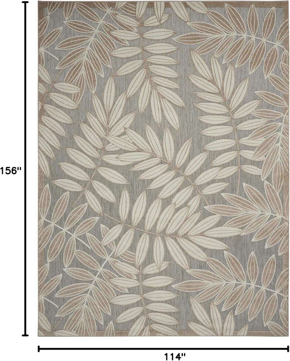 Nourison Aloha Floral Leaf Outdoor Area Rug