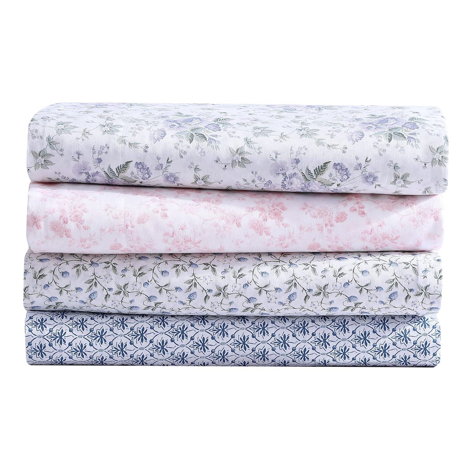 Laura Ashley Laura Ashley Sateen Cotton Printed Sheet Sets