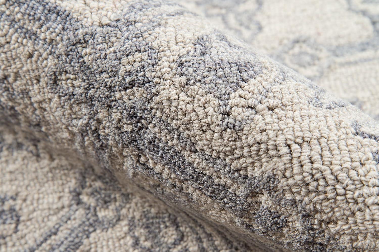 Momeni Cosette Wool Hand Tufted Grey Area Rug 3'6" X 5'6"