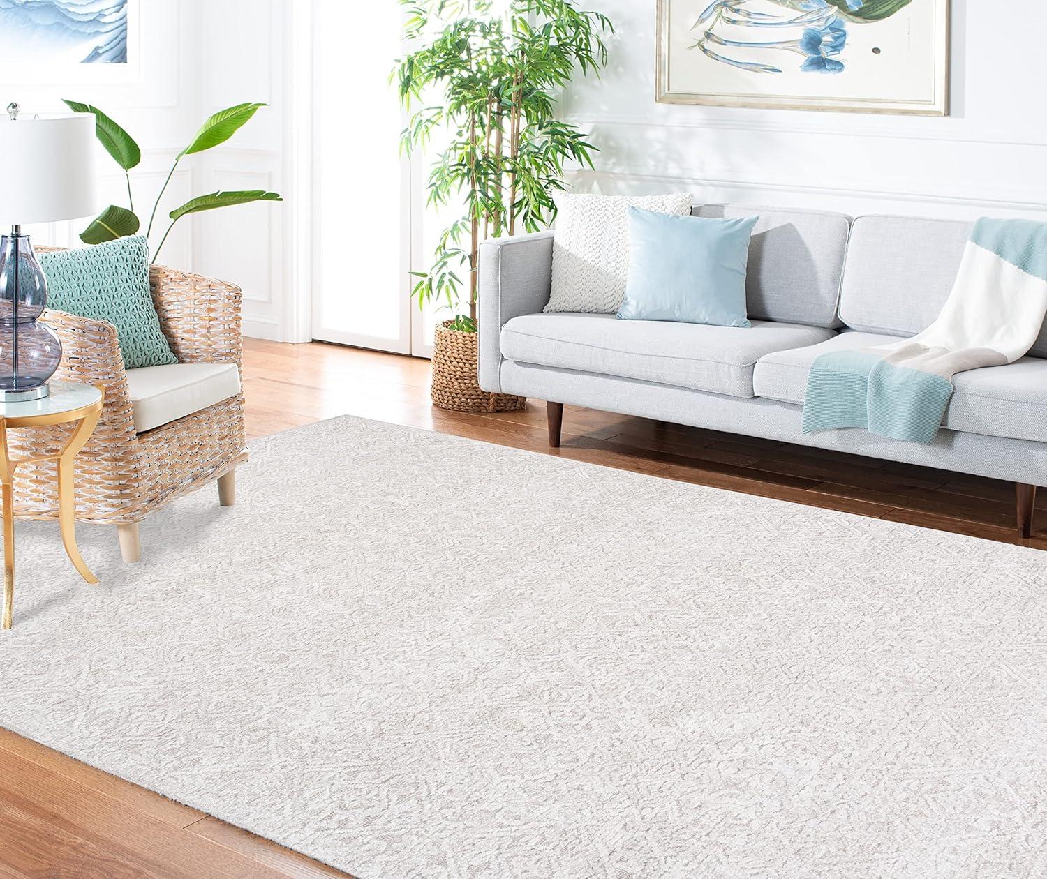 Martha Stewart Rugs Martha Stewart Hand Tufted 70% Wool, 20% Viscose, And 10% Cotton Southwestern Rug
