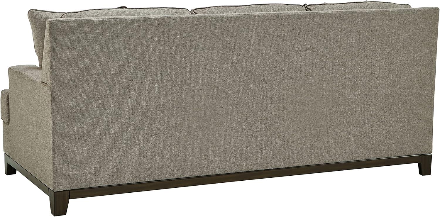 Ashley Furniture Kaywood Contemporary Fabric & Wood Sofa in Gray