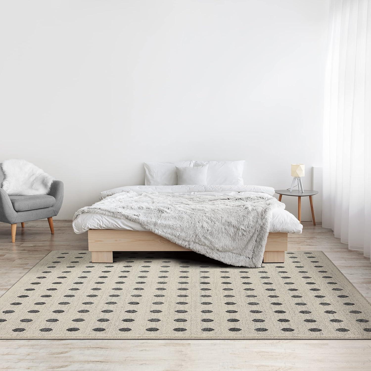 Luxe Weavers Modern Geometric Dots Area Rug