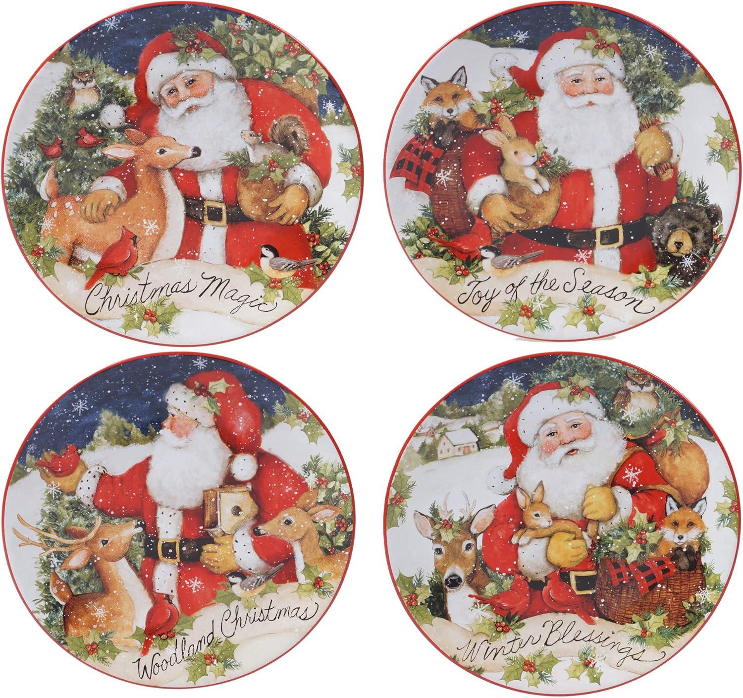 Certified International Certified International Magic Of Christmas  Santa 16Pc Dinnerware Set