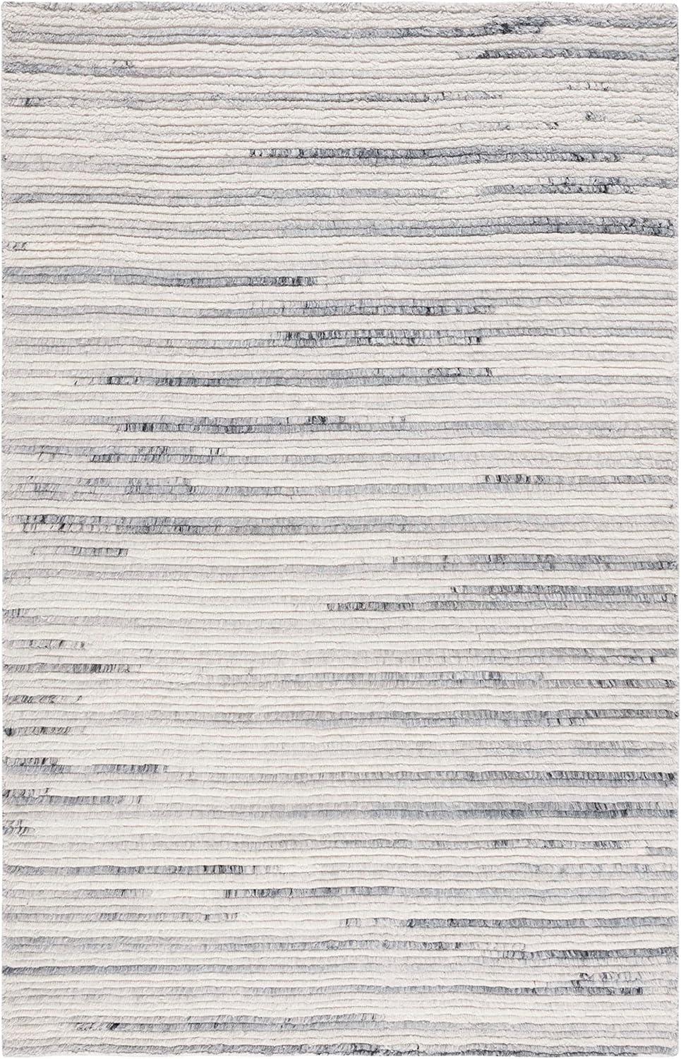 Casablanca CSB793 Hand Woven Indoor Accent Rug - Grey/Ivory - 4'x6' - Safavieh