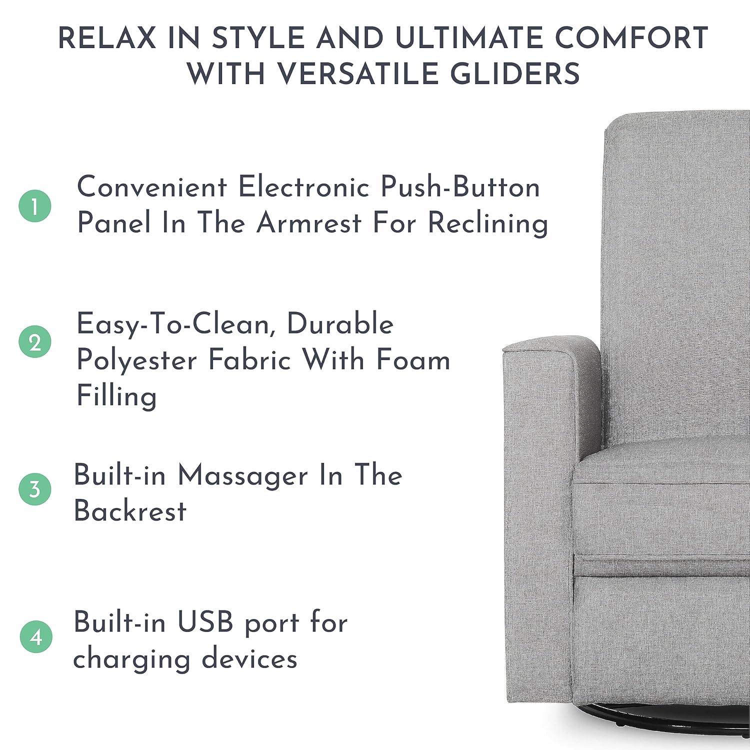 Evolur Power Reclining Massage Chair