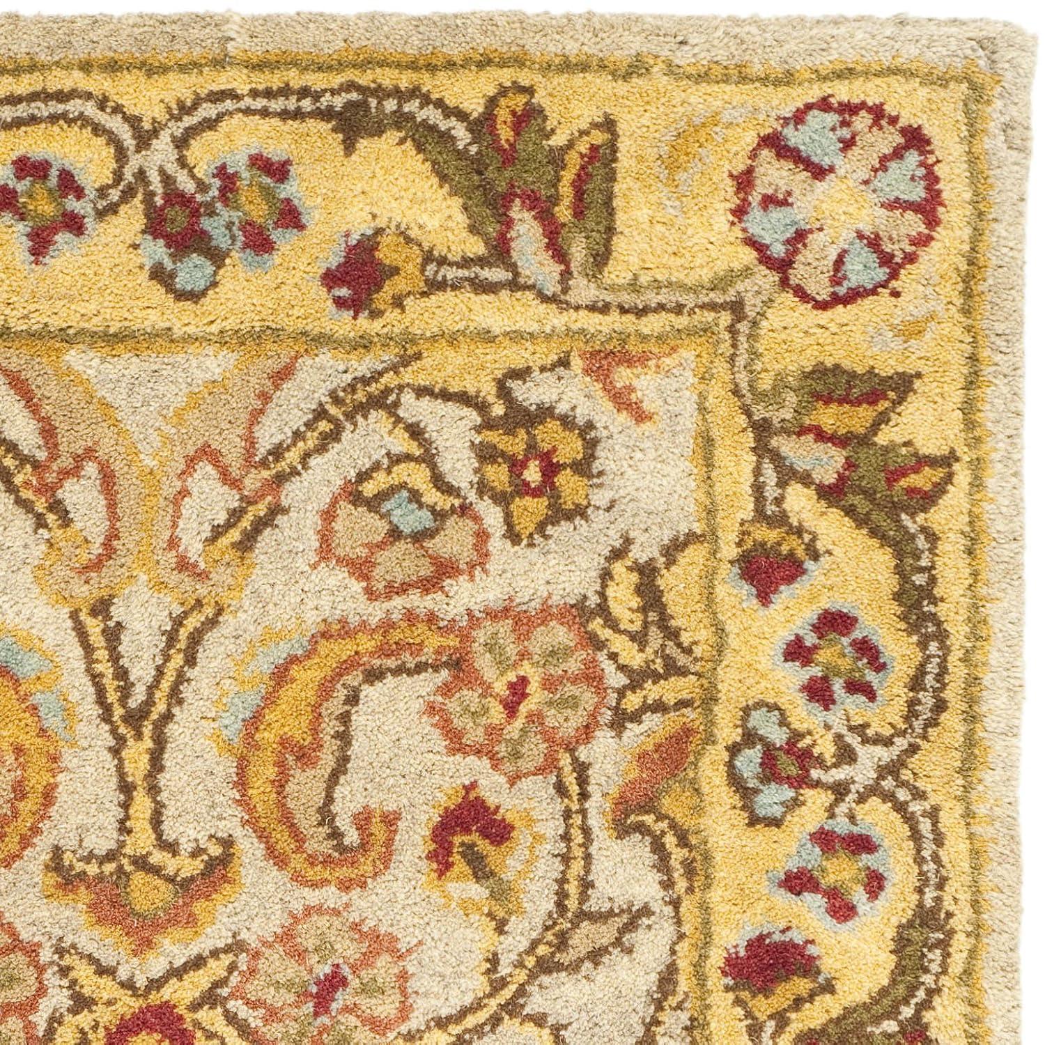 Classic CL324 Hand Tufted Accent Rug - Grey/Light Gold - 2'x3' - Safavieh.