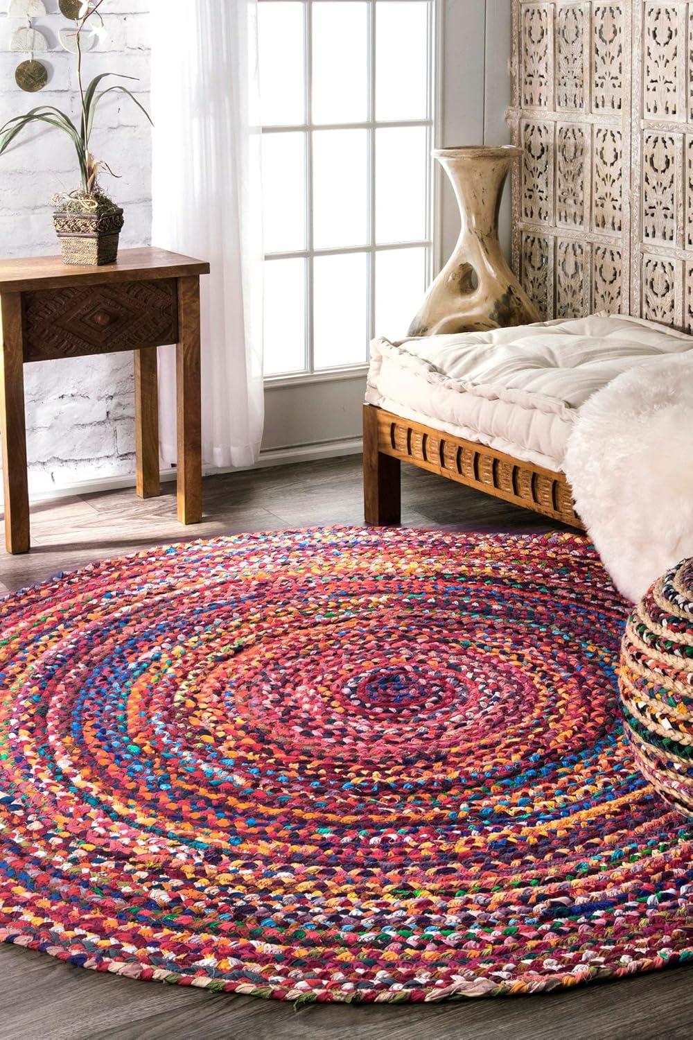 nuLOOM Tammara Bohemian Hand Braided Area Rug