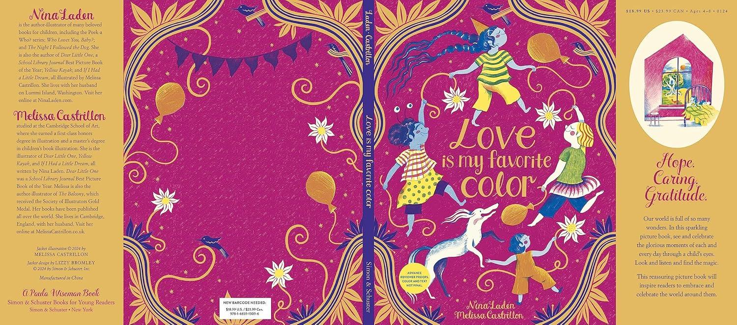 Love Is My Favorite Color - by  Nina Laden (Hardcover)