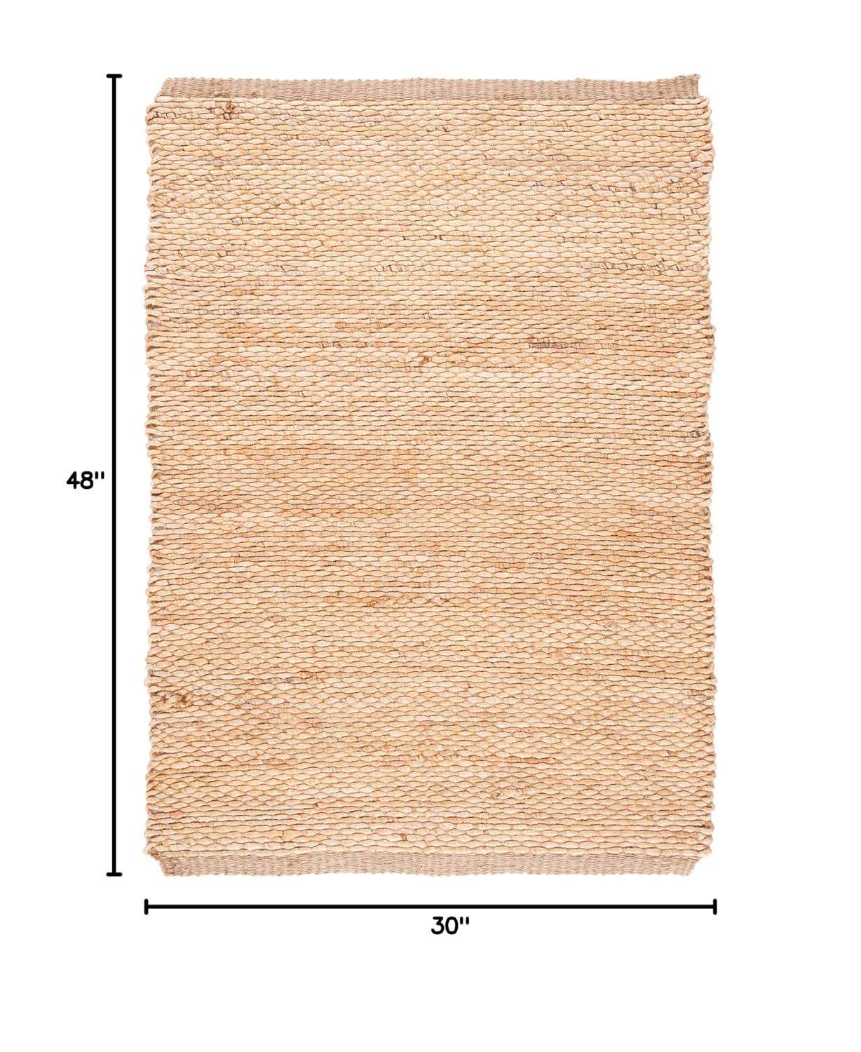 Natural Fiber NF459 Hand Woven Indoor Accent Rug - Natural - 2'6"x4' - Safavieh.