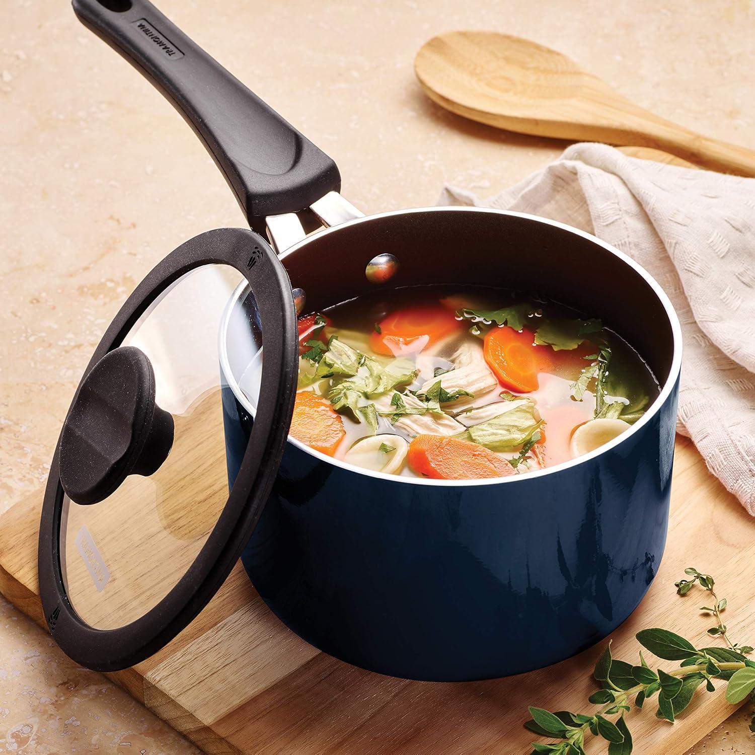 Tramontina Tramontina Aluminum Non Stick Sauce Pan 6 Pc Nesting Set