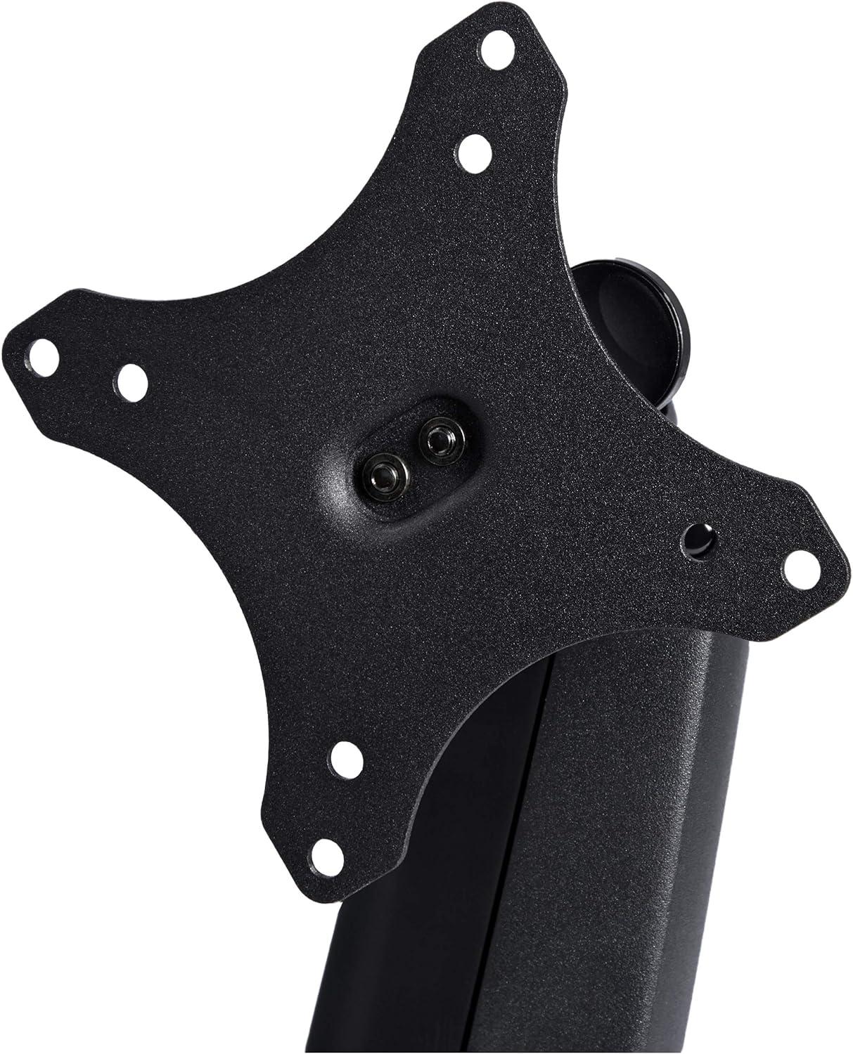 Single Desk-Mount Monitor Arm - Full Motion - Heavy-Duty - Black