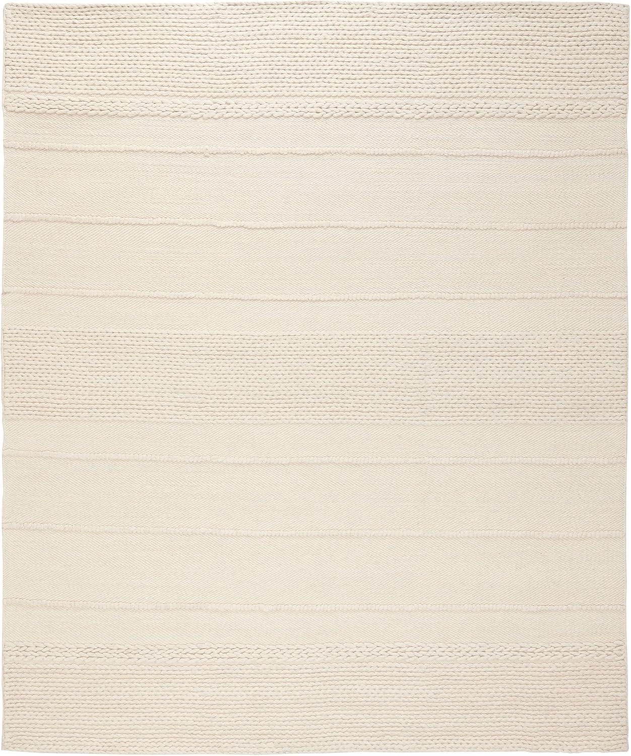 SAFAVIEH Natura Collection X-Large Area Rug - 11' x 15', Natural, Handmade Wool, Ideal for High Traffic Areas in Living Room, Bedroom (NAT215A)