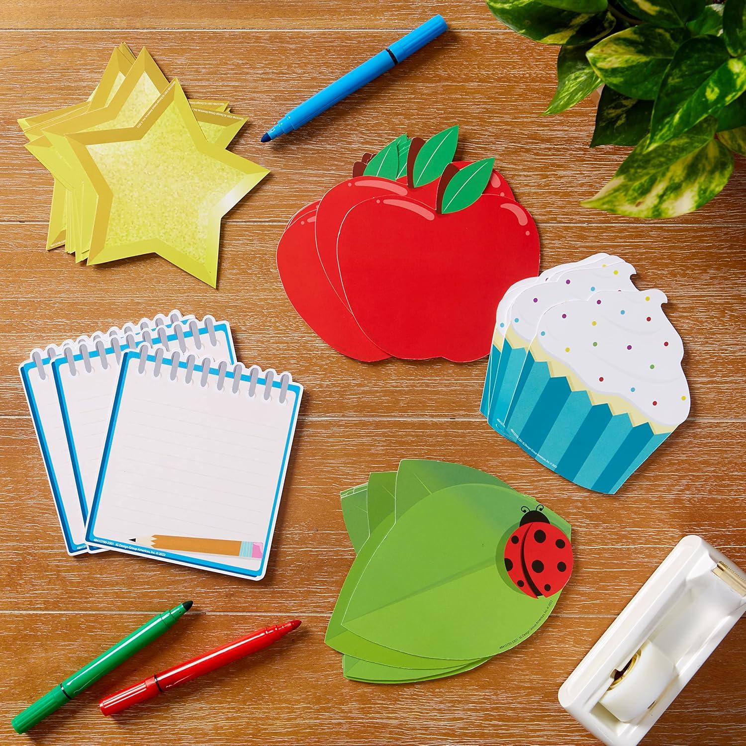 Eureka EU-841574 4.5 x 4.5 in. Stars Paper Cutouts