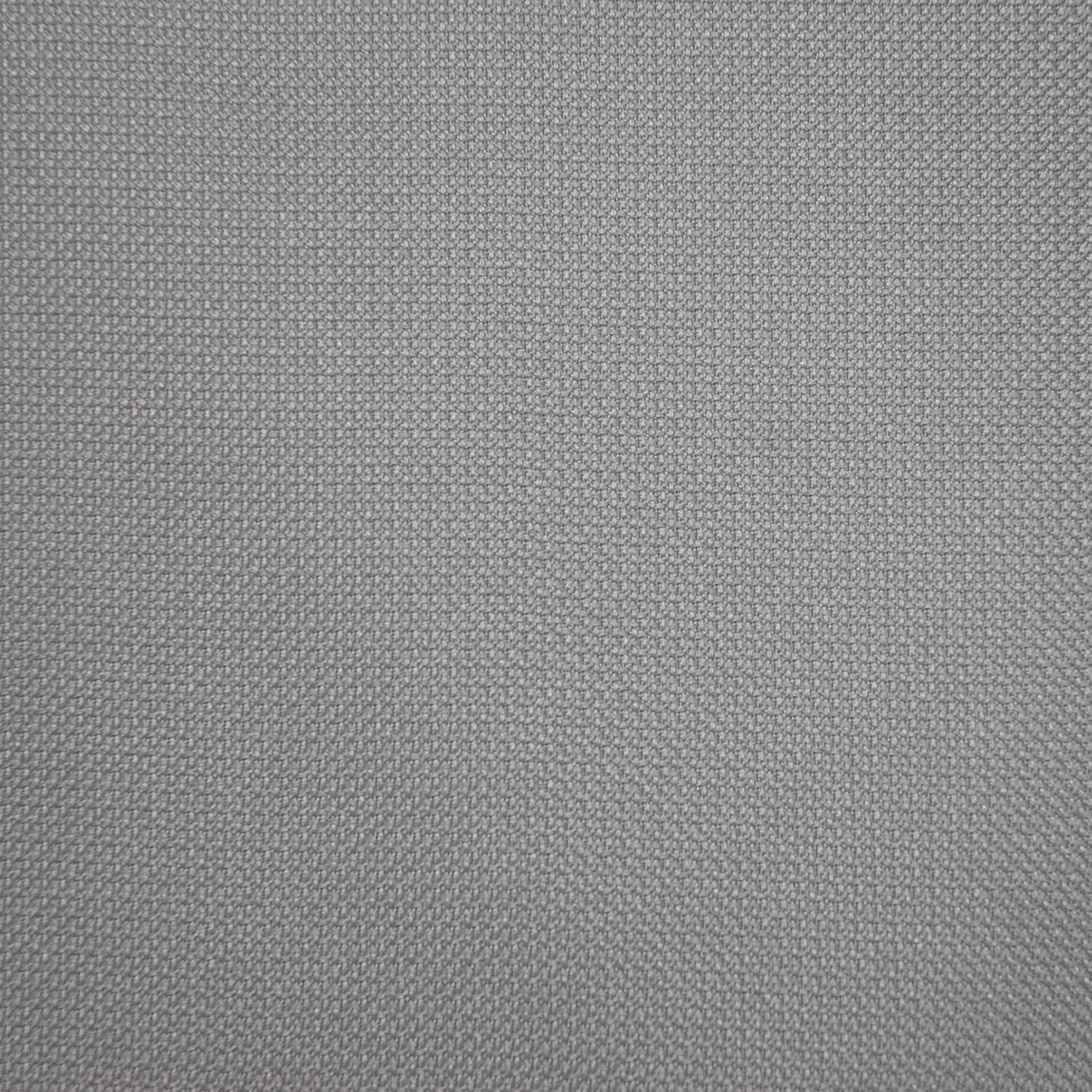 No. 918 Nathan Casual Textured Semi-Sheer Grommet Curtain Panel, 48"x63", Nickel