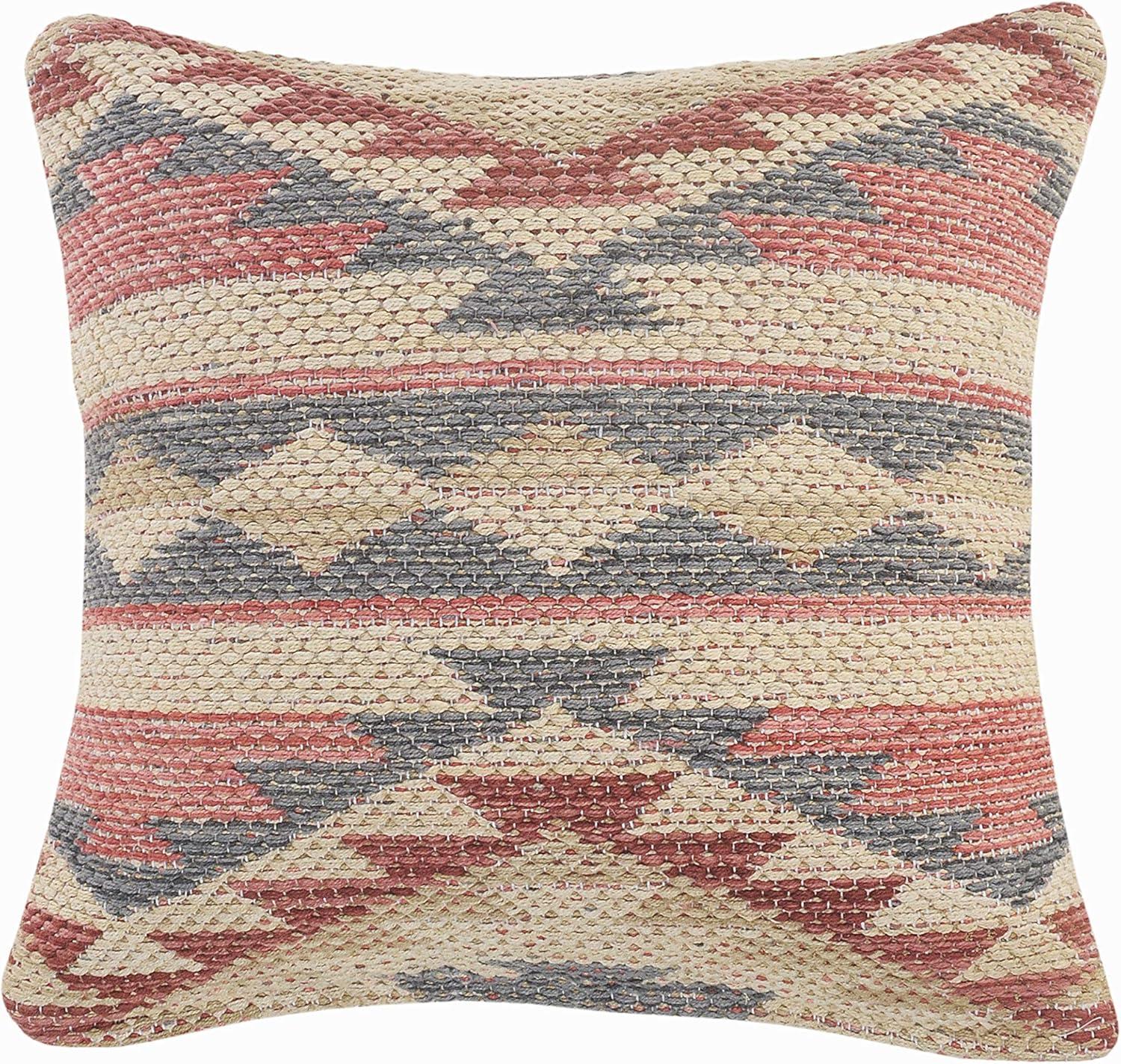 Analee Textured Cotton Throw Pillow