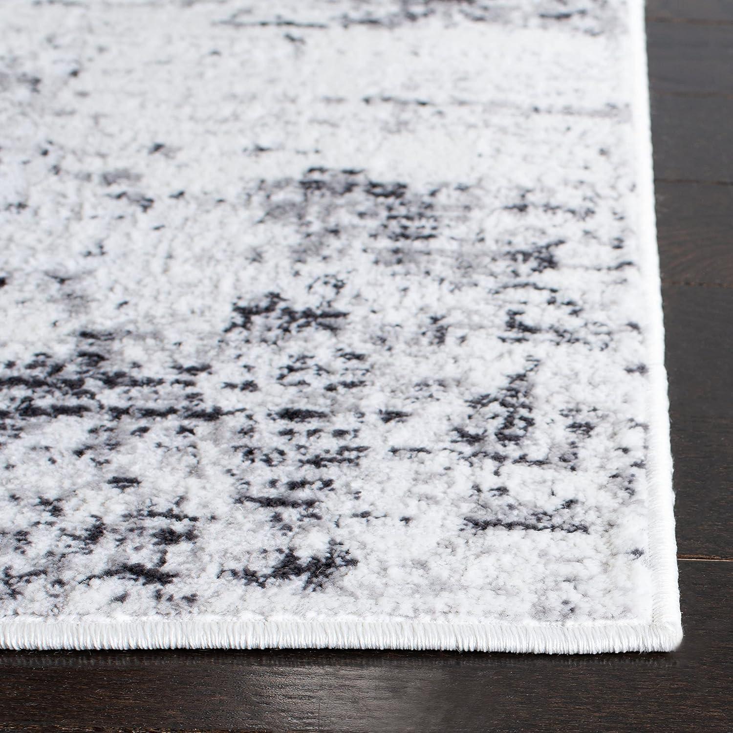 Amelia ALA700 Power Loomed Runner Rug - Ivory/Grey - 2'2"x6' - Safavieh.