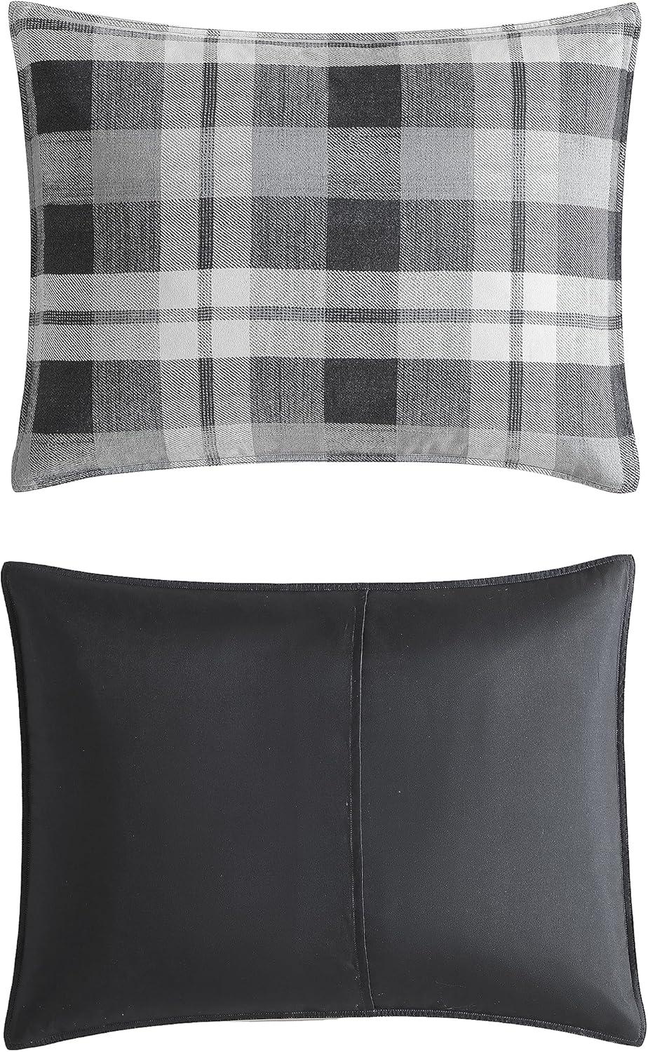Nautica Nautica Crossview Plaid Microsuede Blue Comforter Set
