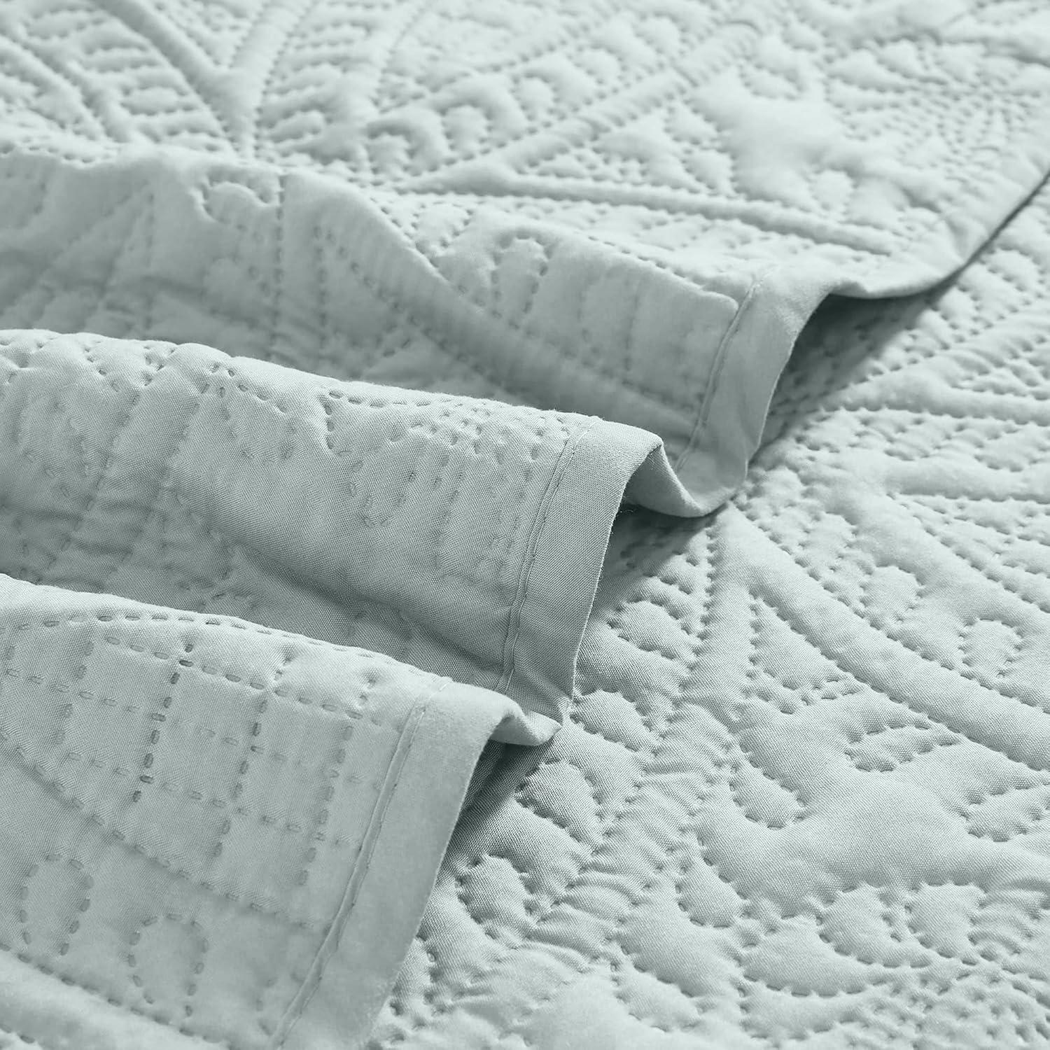 Mellanni Ultrasonic Quilted Coverlet Set