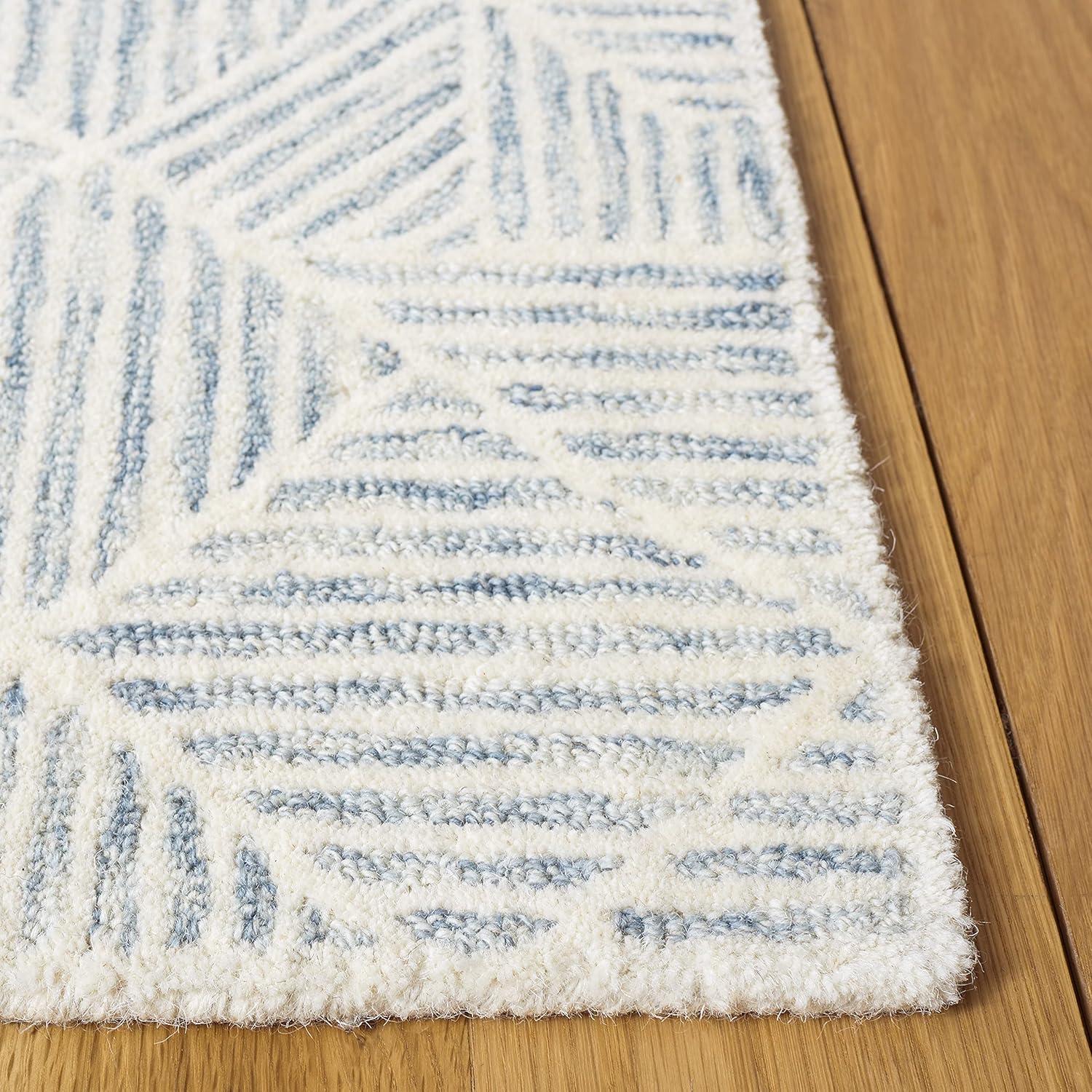 SAFAVIEH Abstract Brock Geometric Area Rug, Grey/Ivory, 8' x 10'