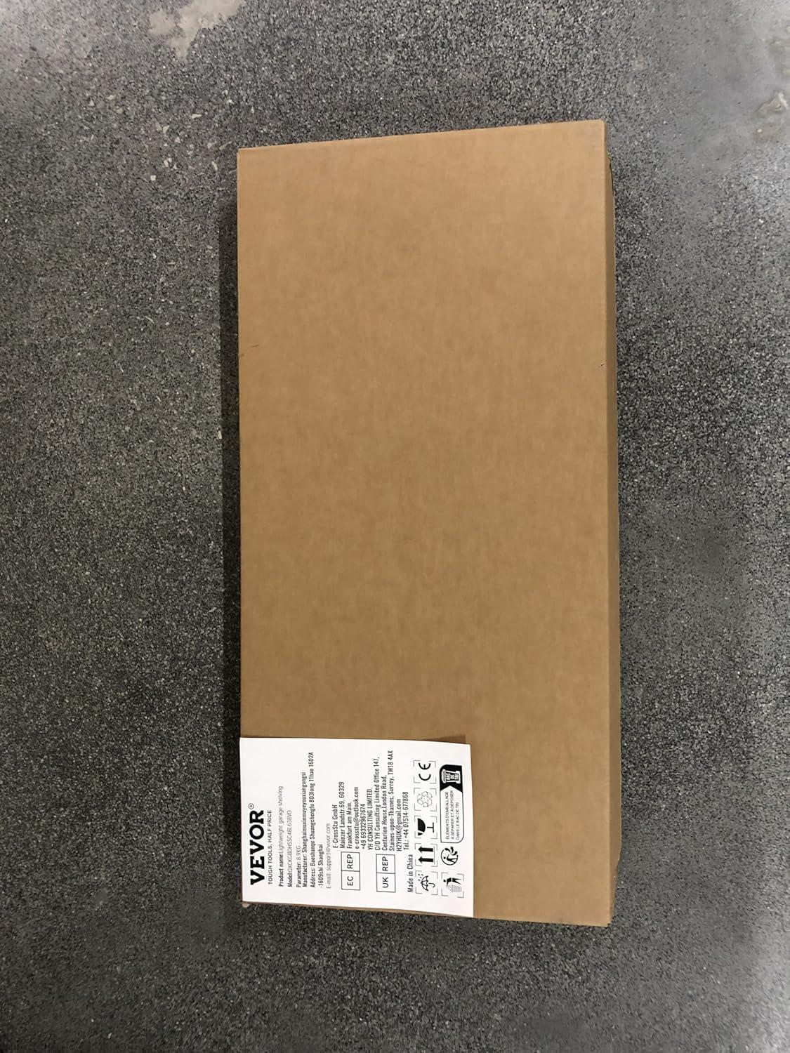 Vevor QXCKGBDHSSC48L638V0 4 x 1 ft. Wall Mounted Garage Storage Shelving - Pack of 2