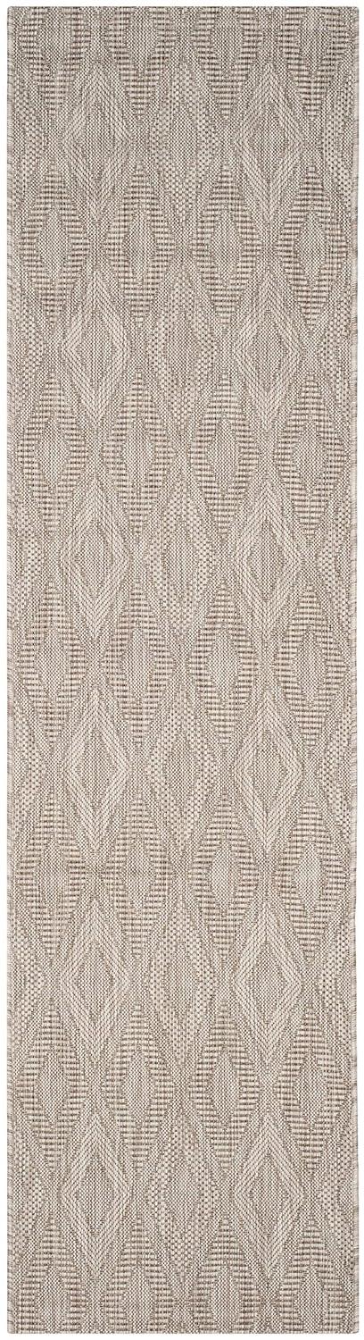 Courtyard CY8522 Power Loomed Indoor and Outdoor Runner Rug - Beige/Beige - 2'3"x10' - Safavieh