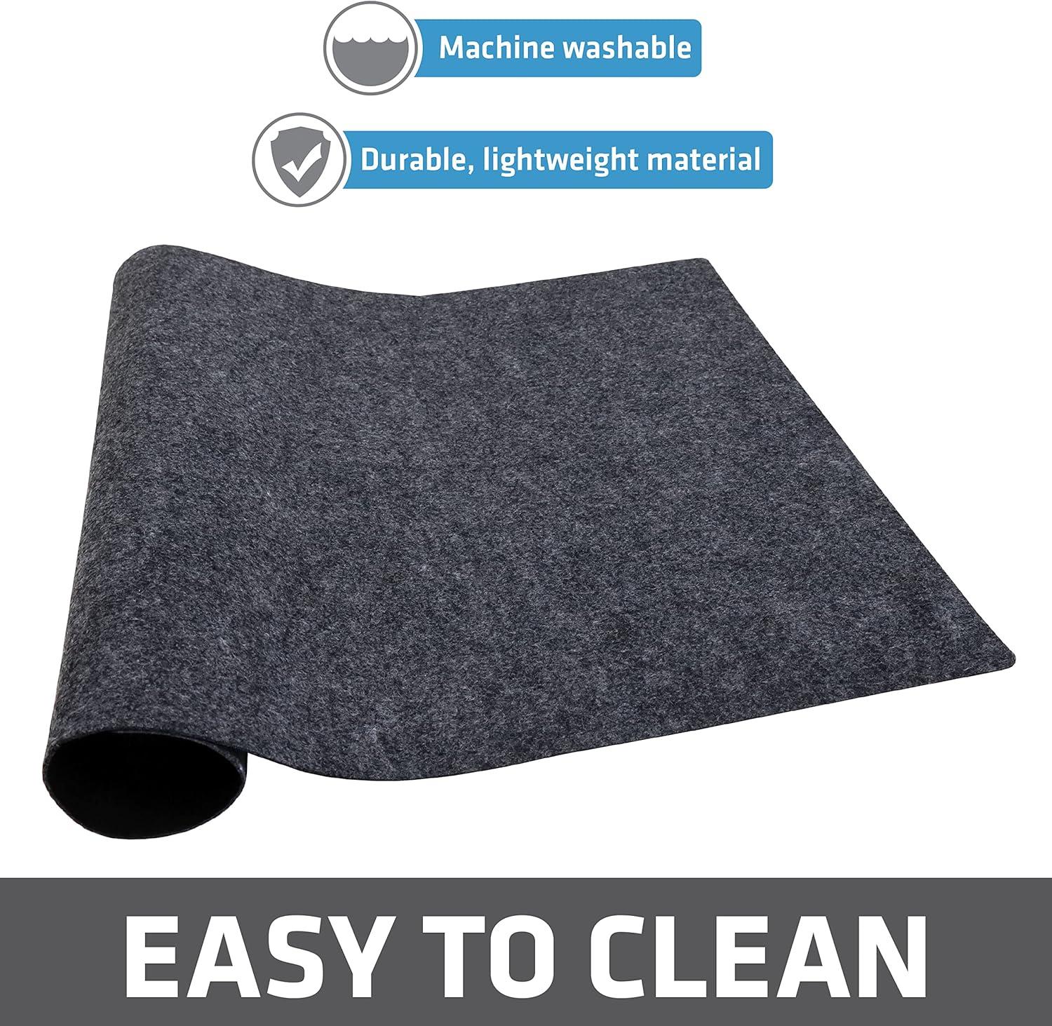 Drymate Low-Profile Dish Drying Mat, Drip Pad For Kitchen Counter - Thin/Absorbent/Waterproof/Easy To Clean