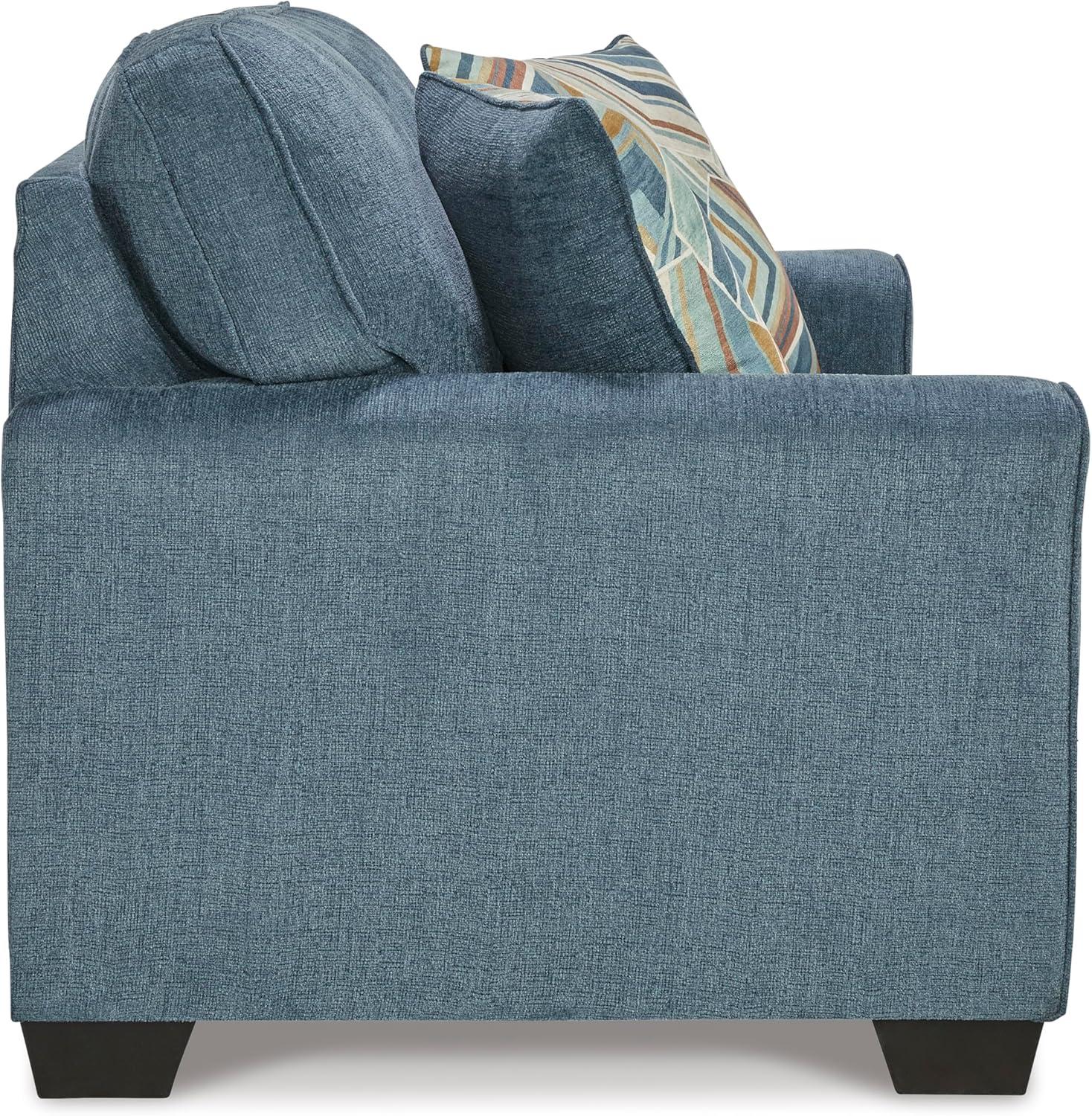 Signature Design by Ashley Cashton Blue Loveseat