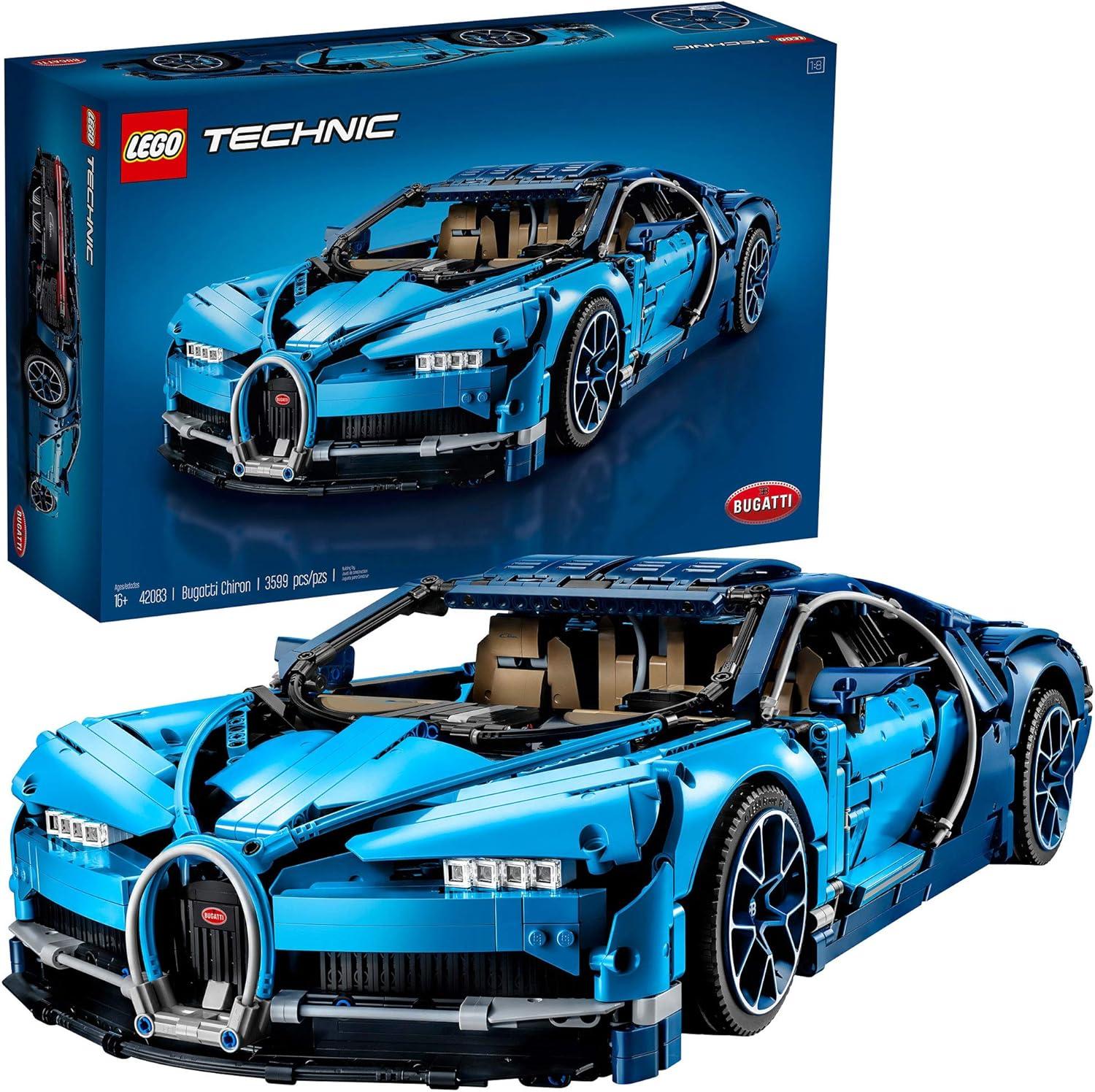 LEGO Technic Blue Bugatti Chiron 1:8 Scale Model Car