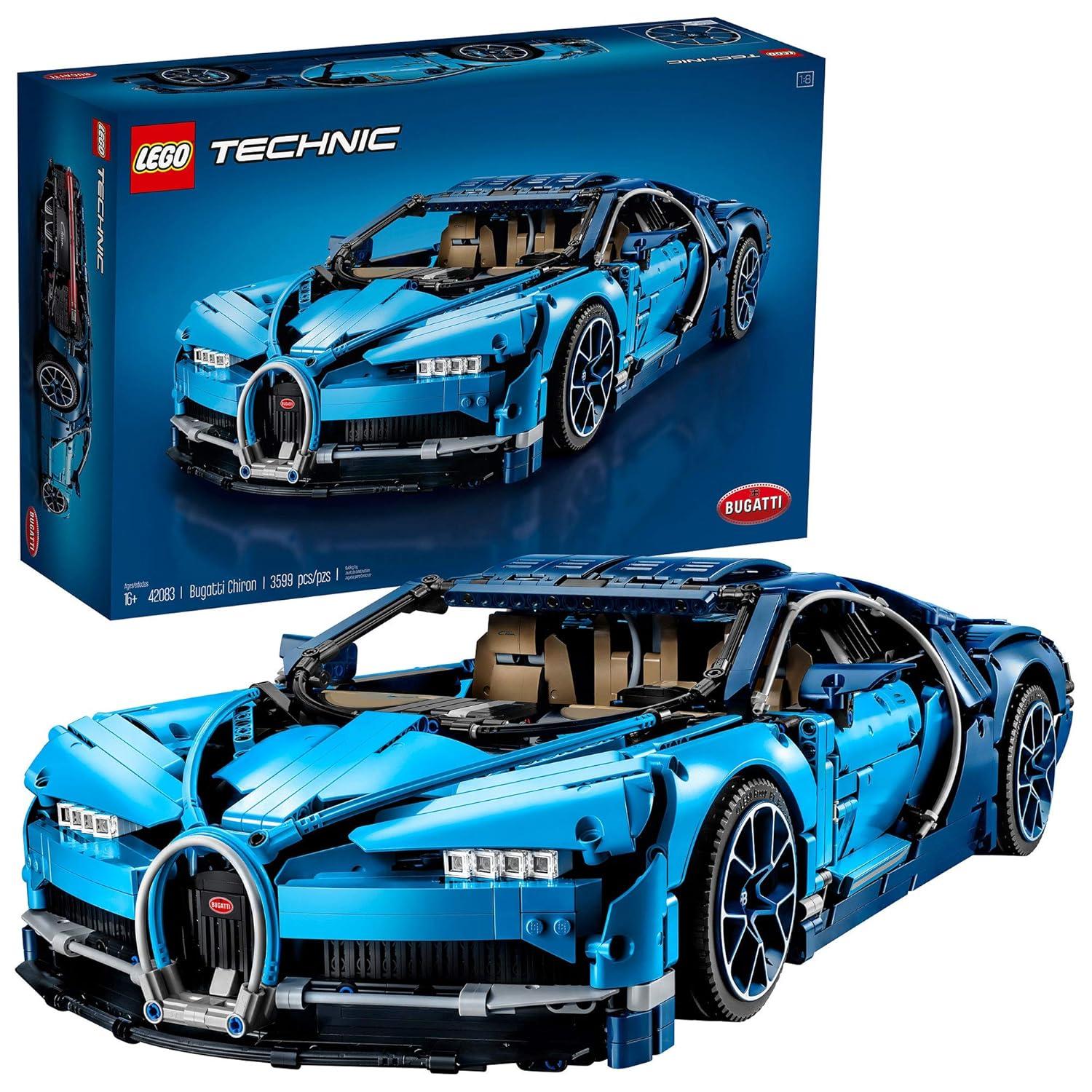 LEGO Technic Blue Bugatti Chiron 1:8 Scale Model Car