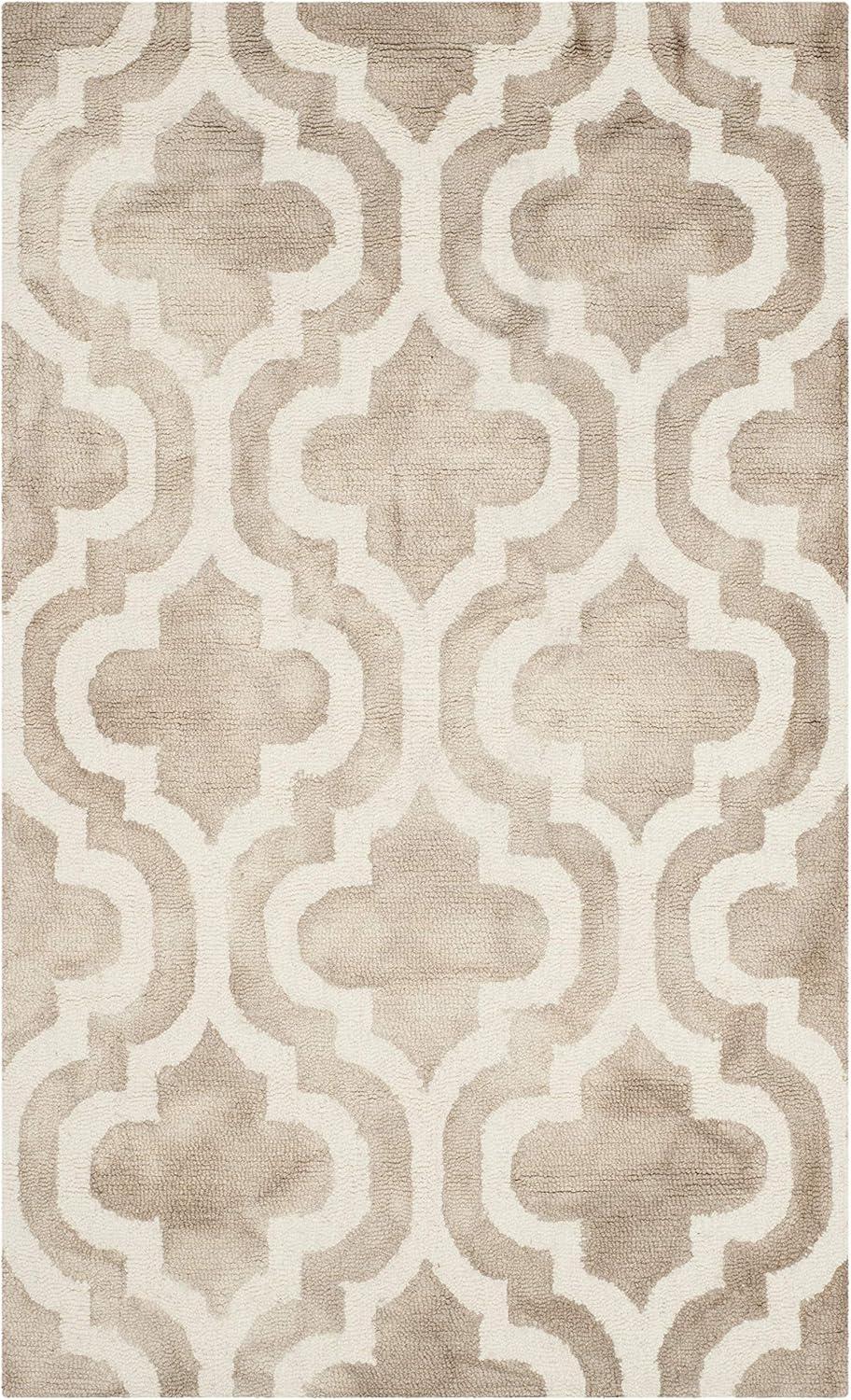 Dip Dye DDY537 Hand Tufted Indoor Accent Rug - Beige/Ivory - 3'x5' - Safavieh
