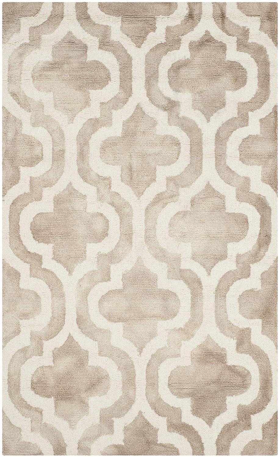 Dip Dye DDY537 Hand Tufted Indoor Accent Rug - Beige/Ivory - 3'x5' - Safavieh