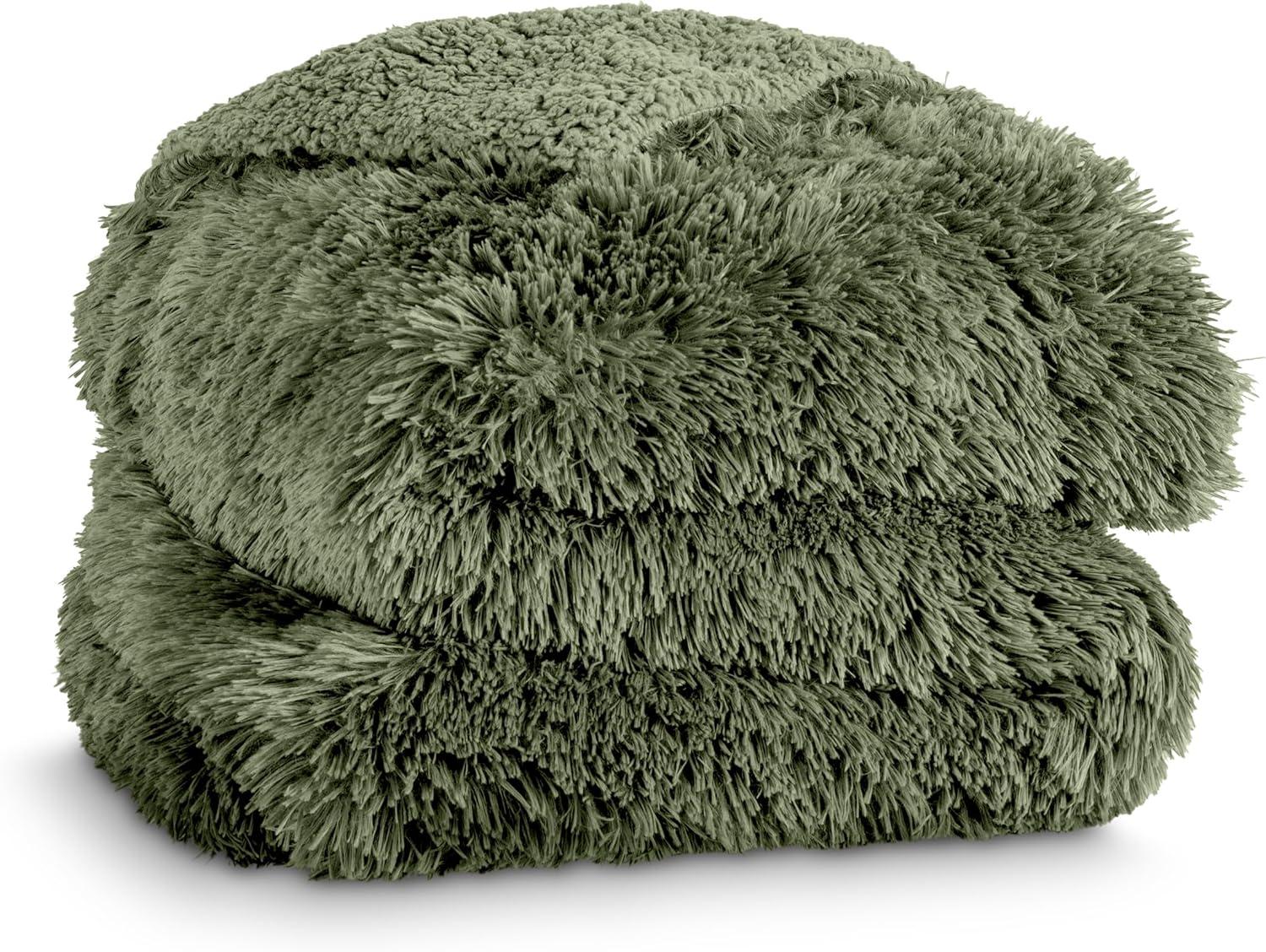 Bare Home Shaggy Faux Fur Sherpa Blanket