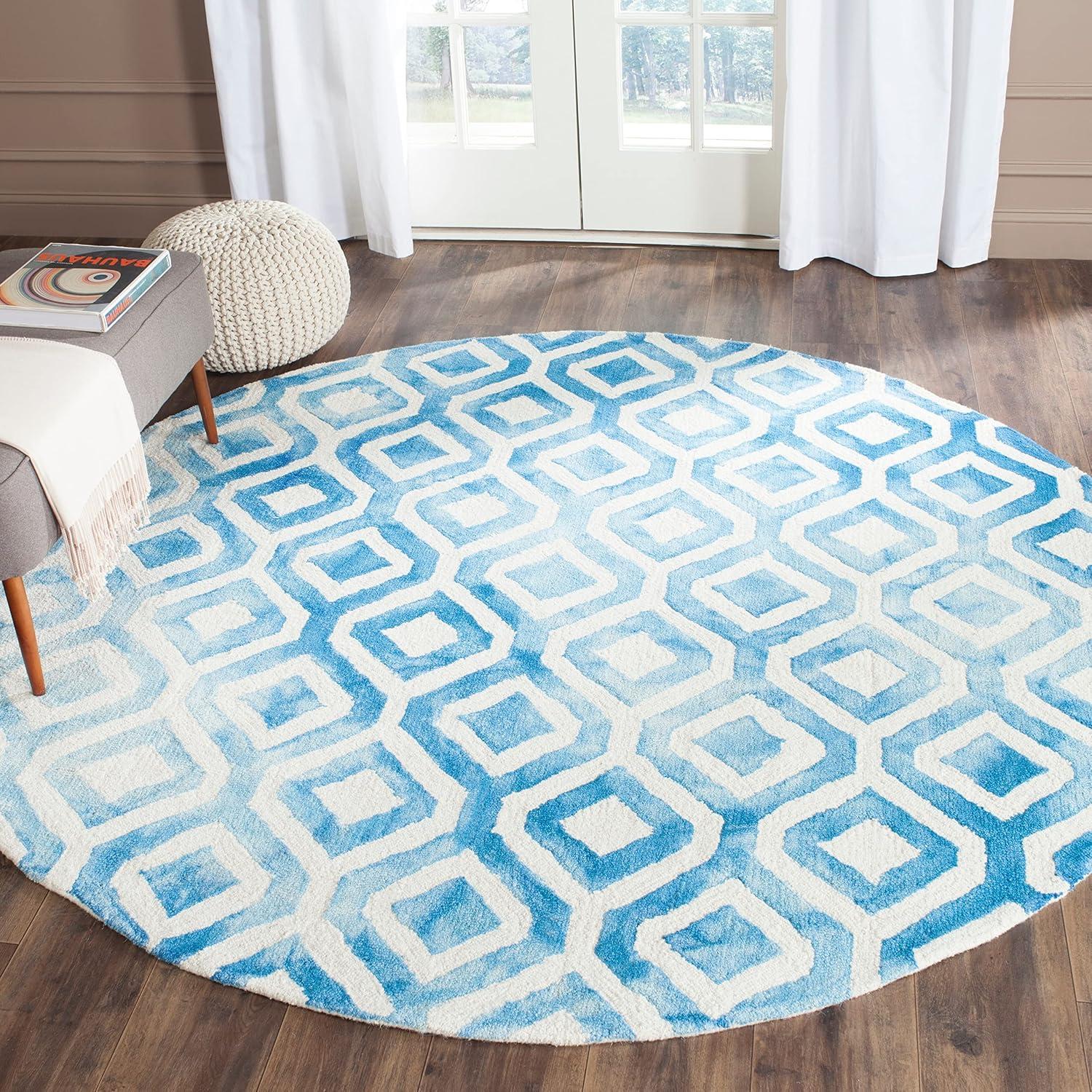 Dip Dye DDY679 Hand Tufted Indoor Area Rug - Ivory/Chocolate - 9'x12' - Safavieh