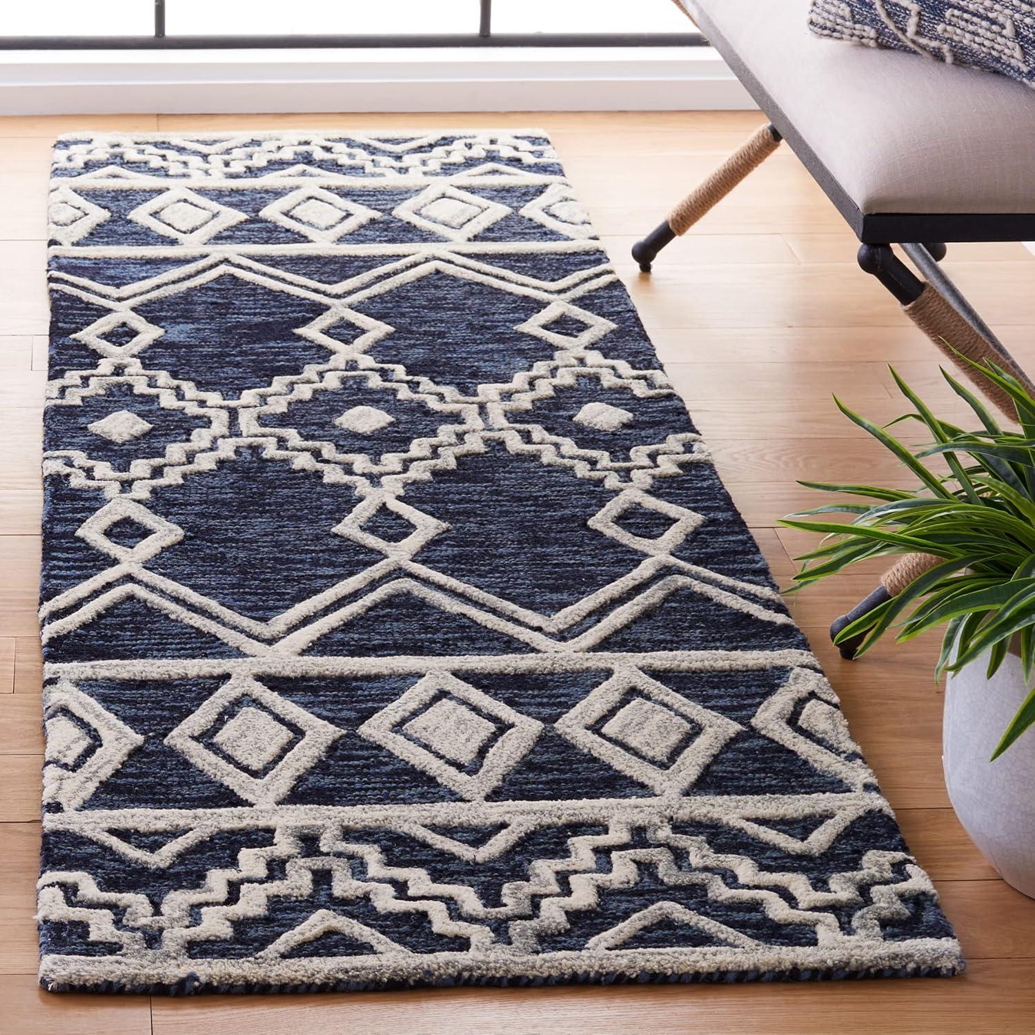 Union Rustic Abbegail Hand Tufted Wool Southwestern Rug