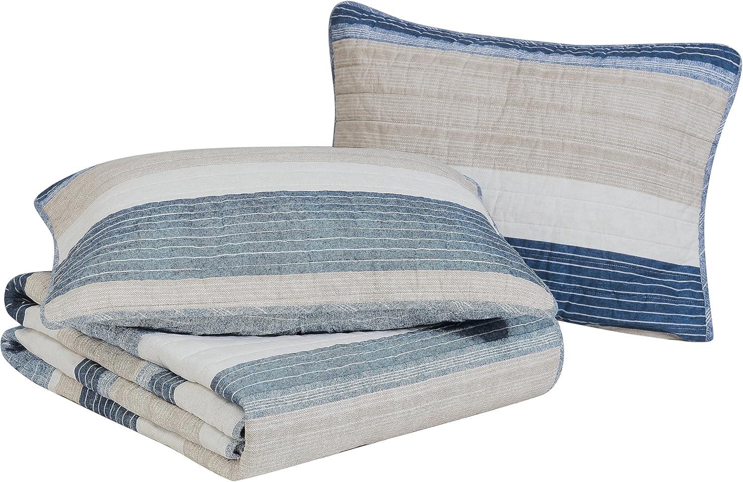 Nautica Ridgeport Cotton Reversible Quilt Set