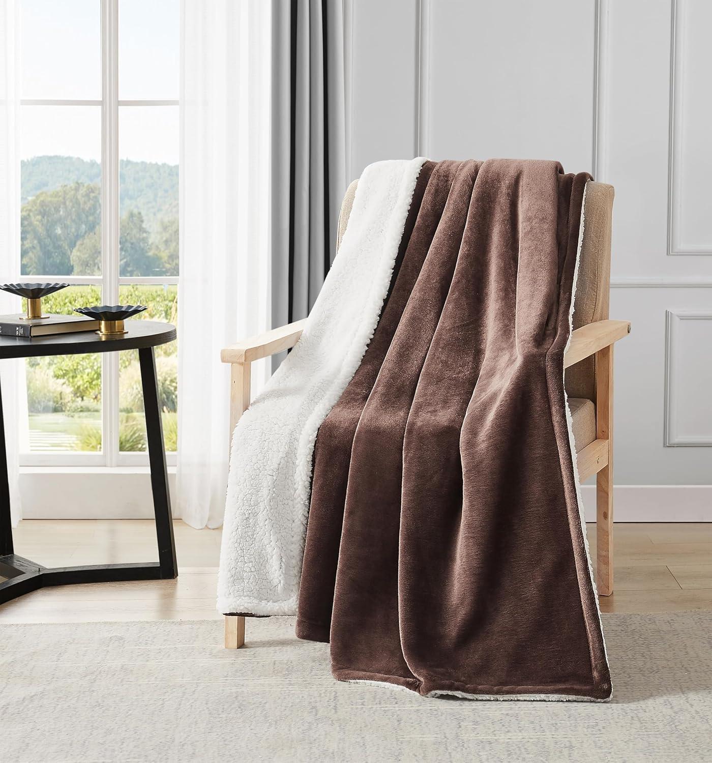 Casual Living CASUAL LIVING Machine Washable Easy Care Couch Warm Sofa Blankets, Throw,
